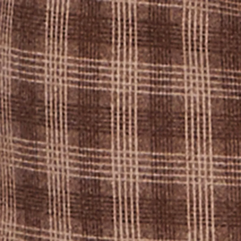 Fleece Lined Plaid Mini Skirt with Belt sold by Rainbow product image thumbnail 4