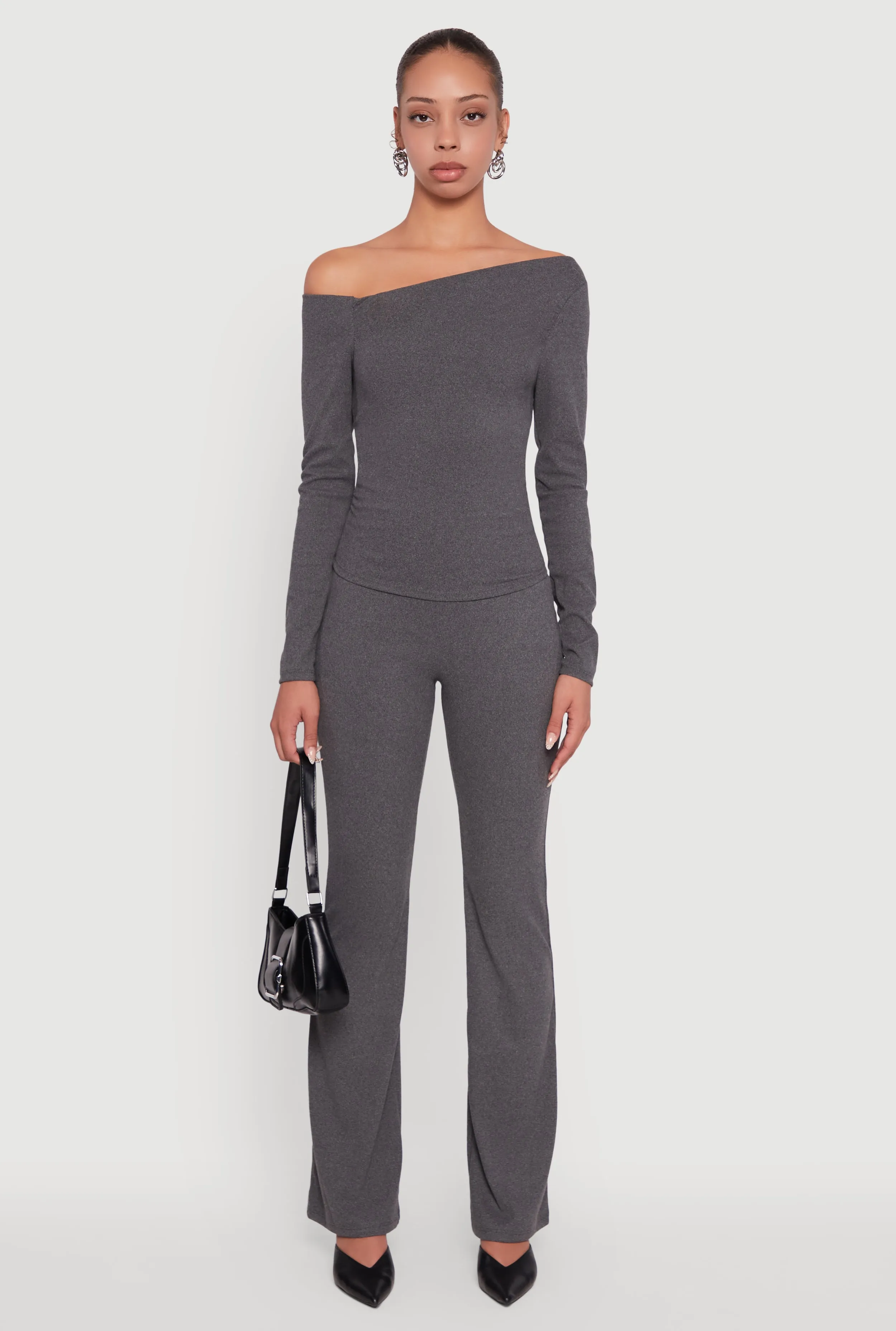 Brushed Knit Pull On Dress Pants sold by Rainbow product image thumbnail 2