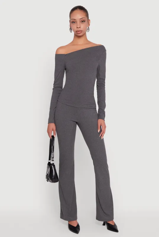 Brushed Knit Pull On Dress Pants sold by Rainbow