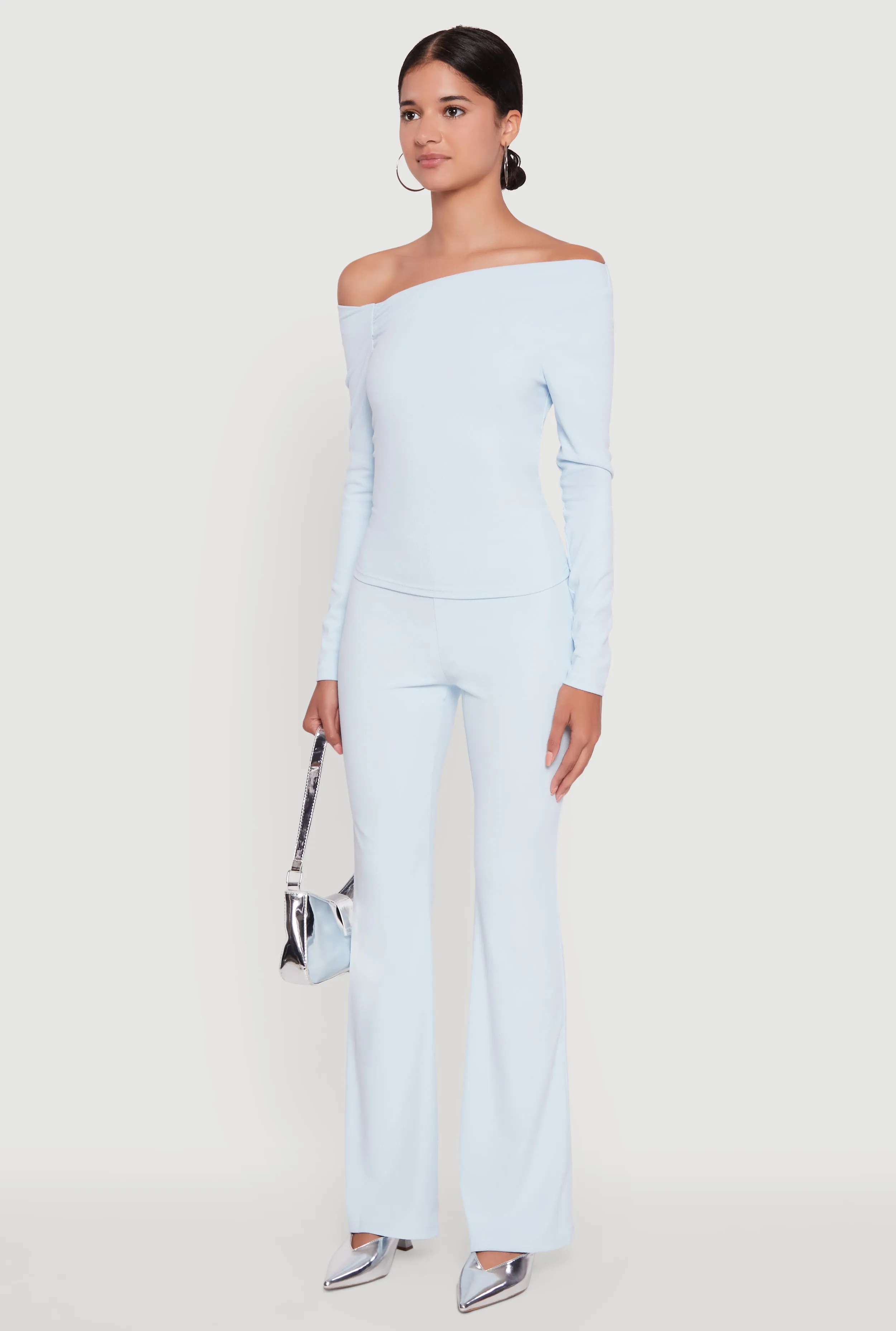 One Shoulder Long Sleeve Blouse sold by Rainbow product image thumbnail 5