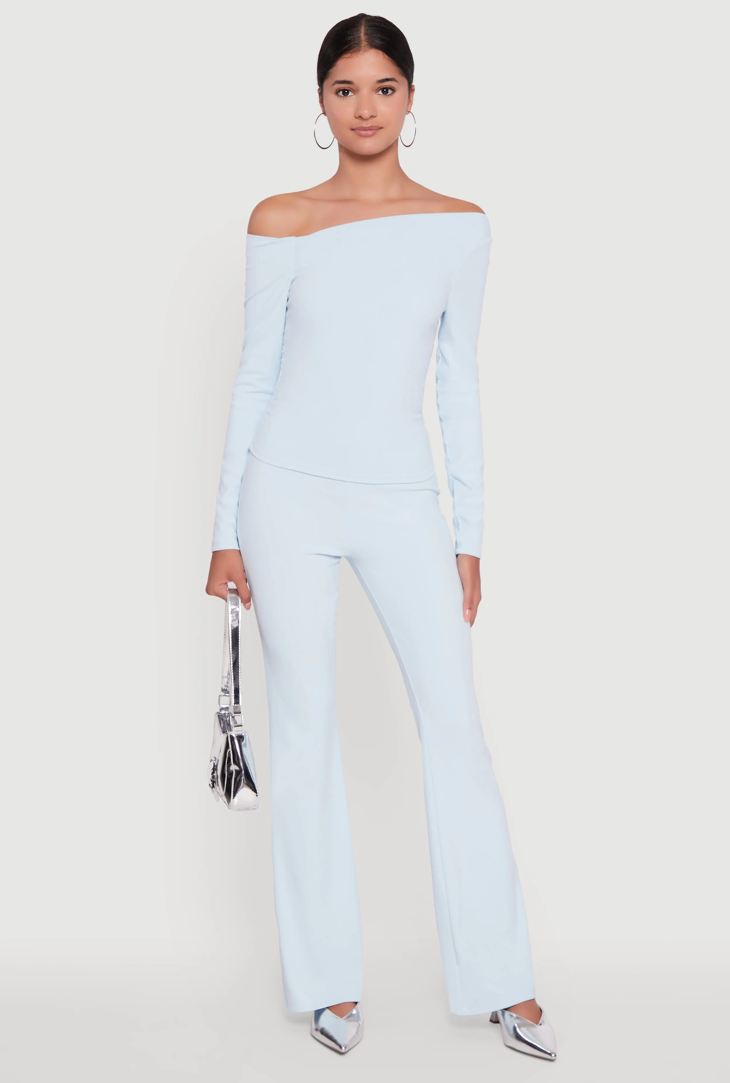 One Shoulder Long Sleeve Blouse sold by Rainbow product image thumbnail 2