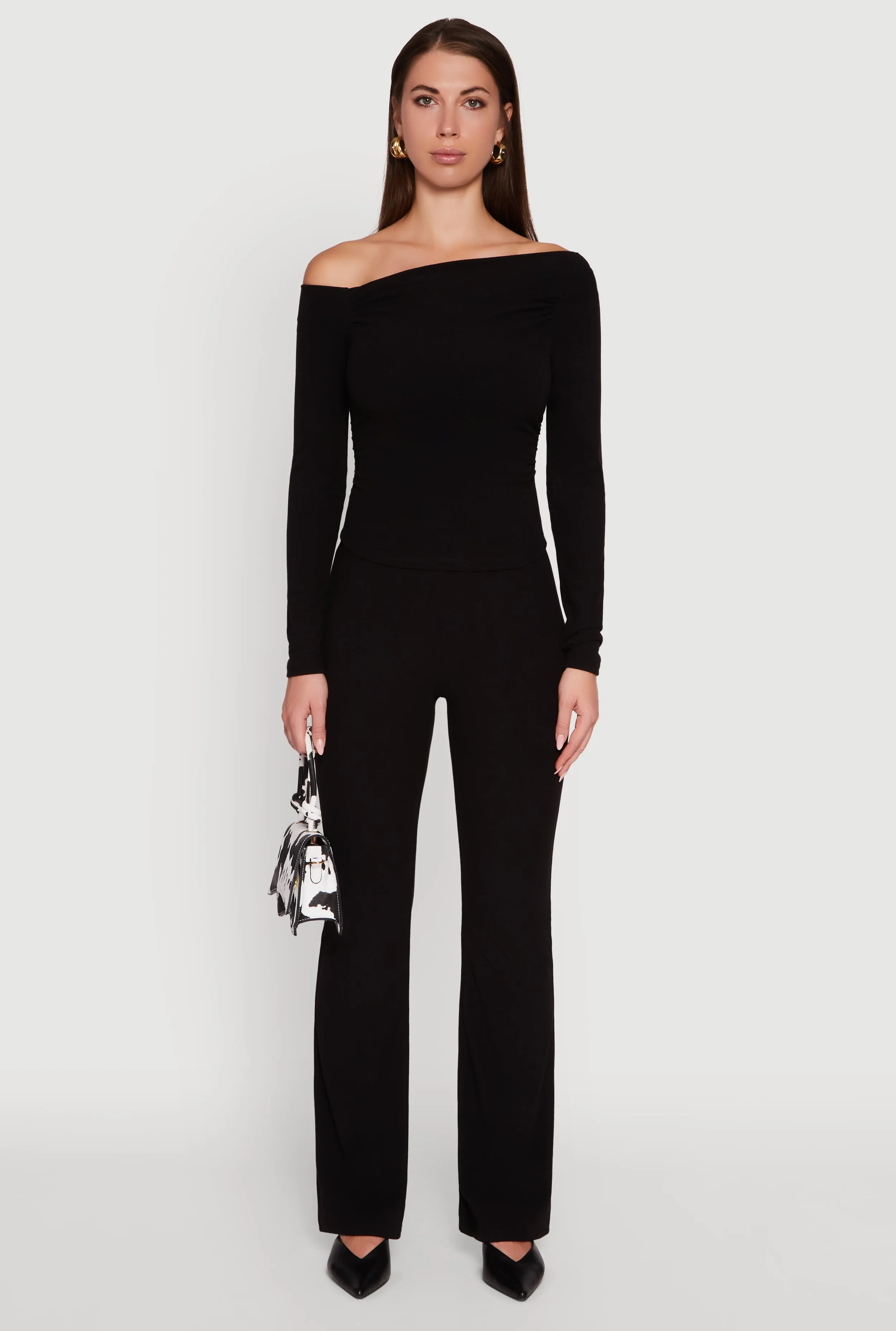 Brushed Knit Pull On Dress Pants sold by Rainbow product image thumbnail 2