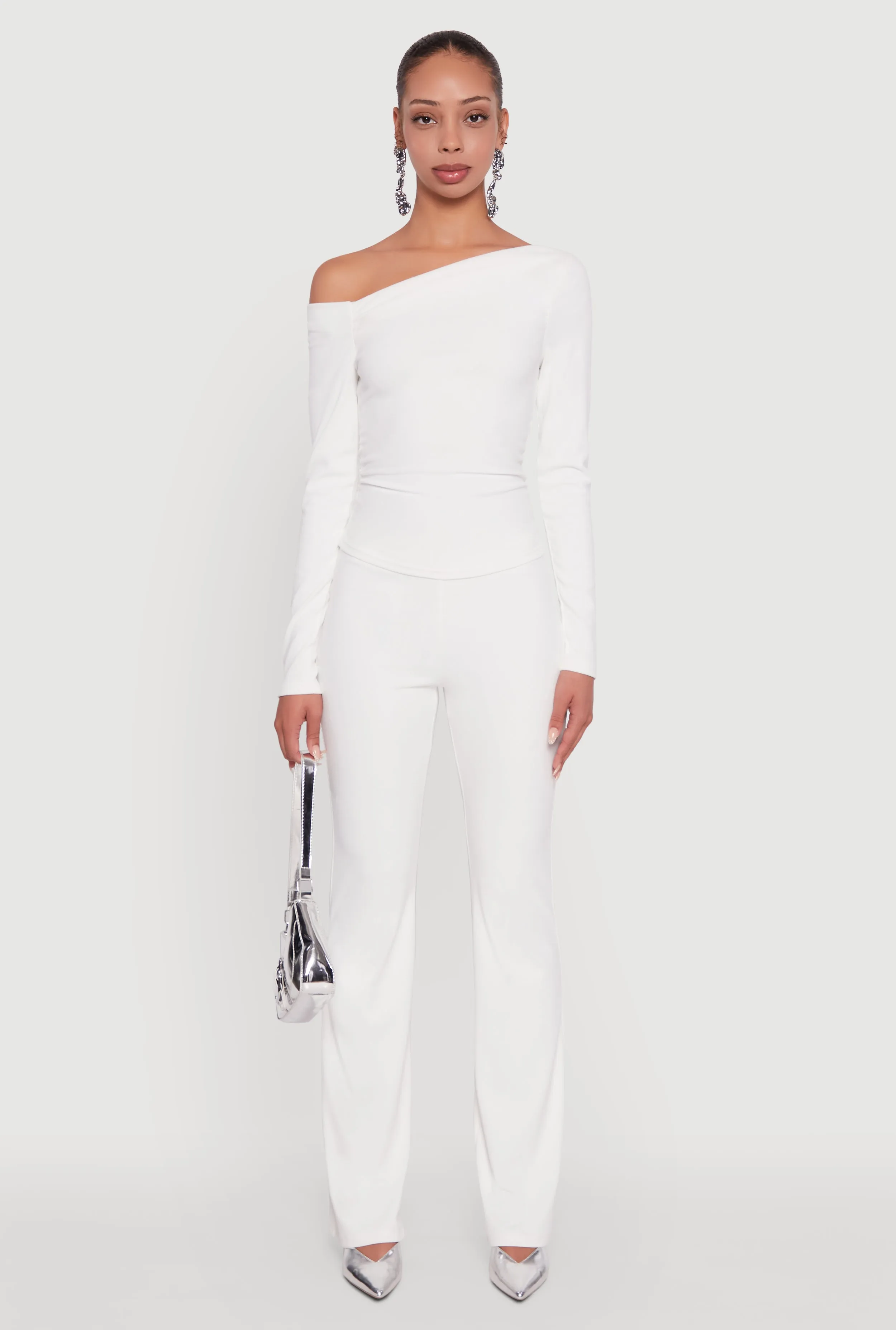 Brushed Knit Pull On Dress Pants sold by Rainbow product image thumbnail 2