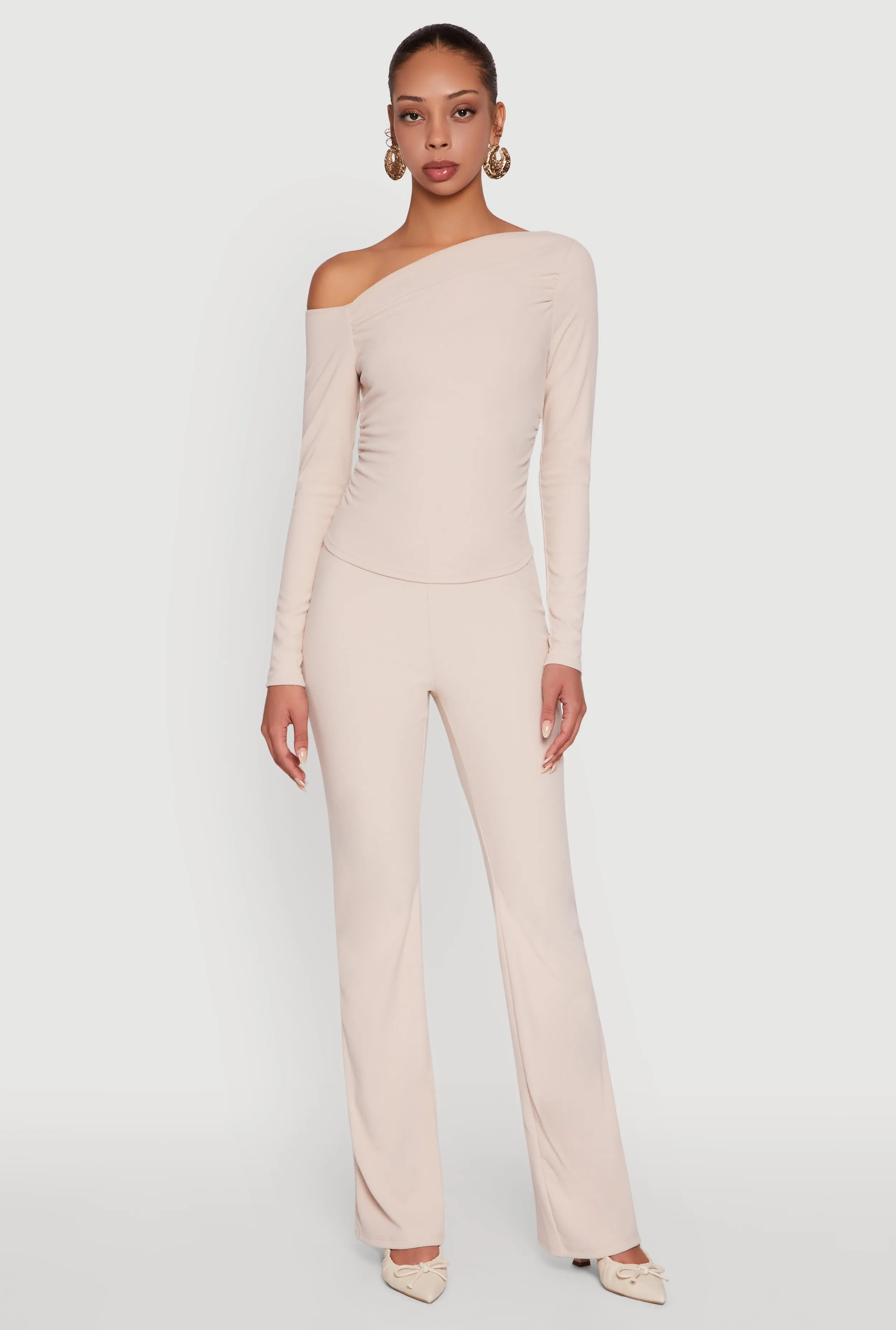 Brushed Knit Pull On Dress Pants sold by Rainbow product image thumbnail 5