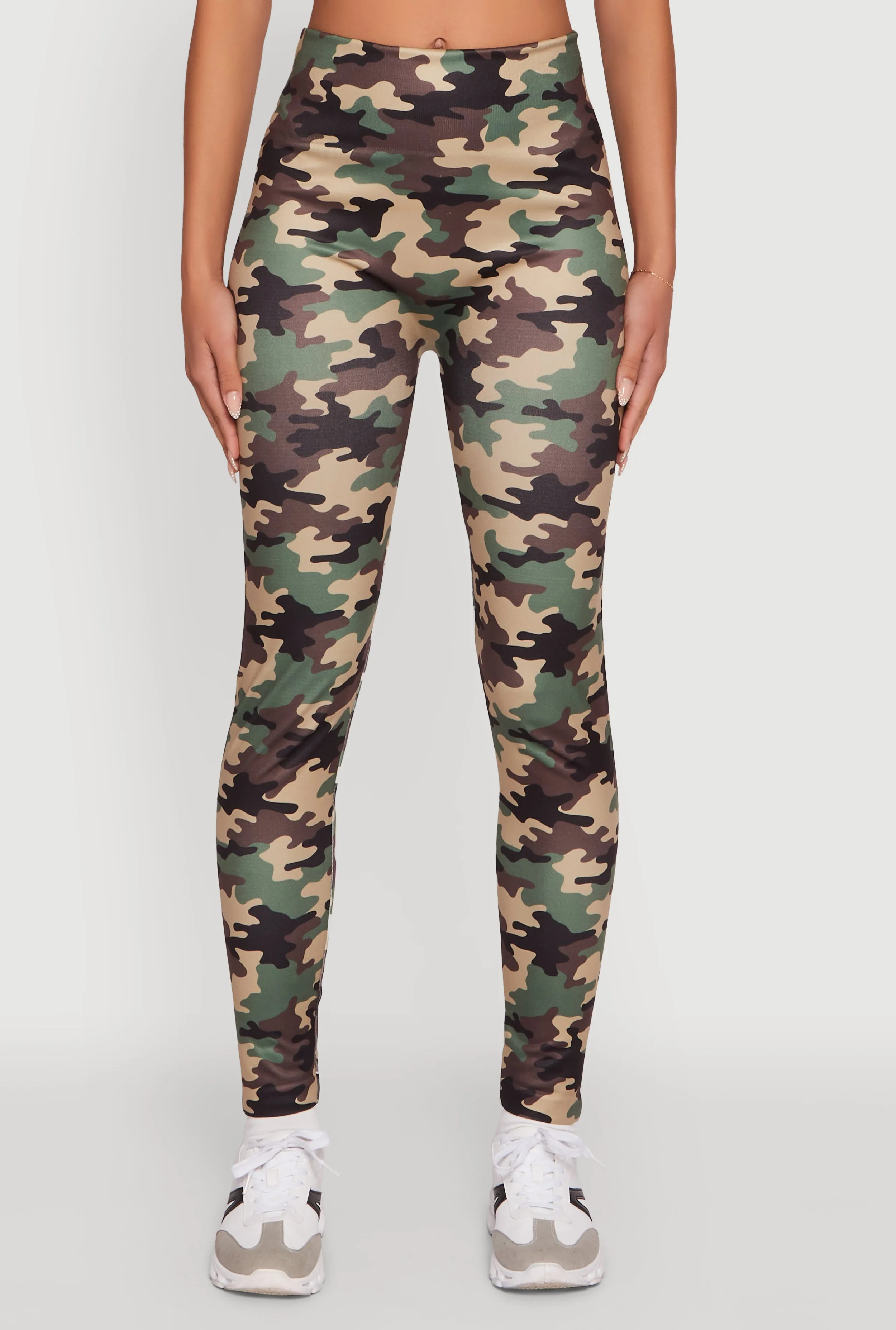 High Waisted Camouflage Leggings sold by Rainbow product image thumbnail 3