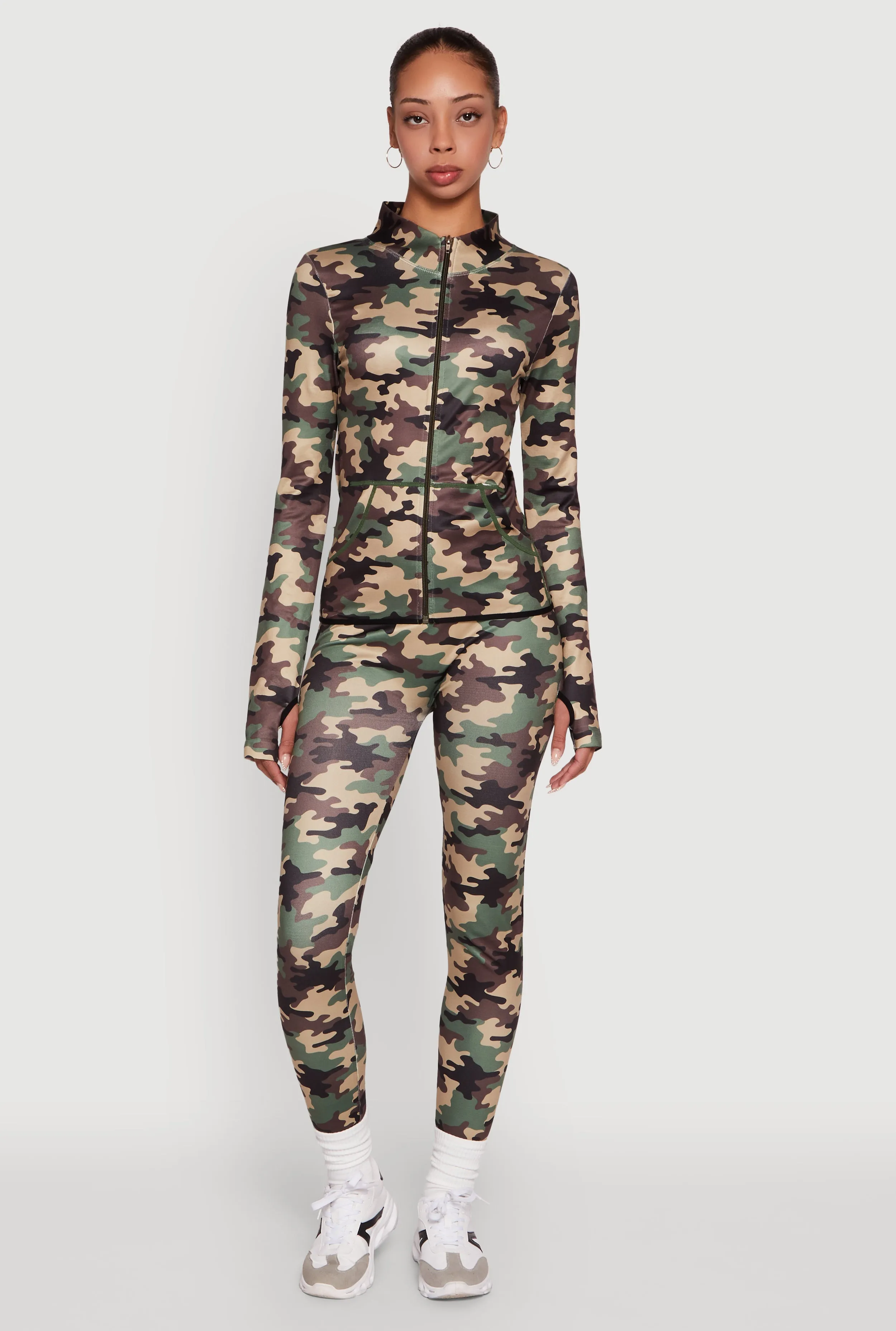 High Waisted Camouflage Leggings sold by Rainbow