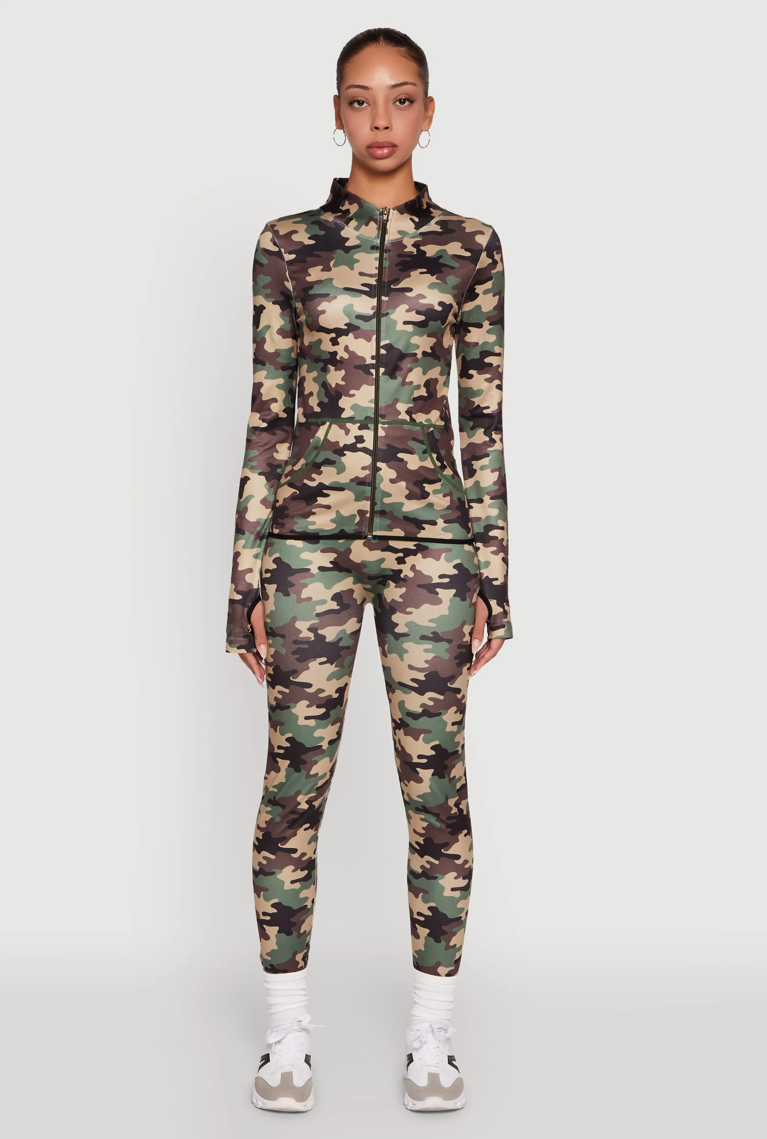 High Waisted Camouflage Leggings sold by Rainbow product image thumbnail 2