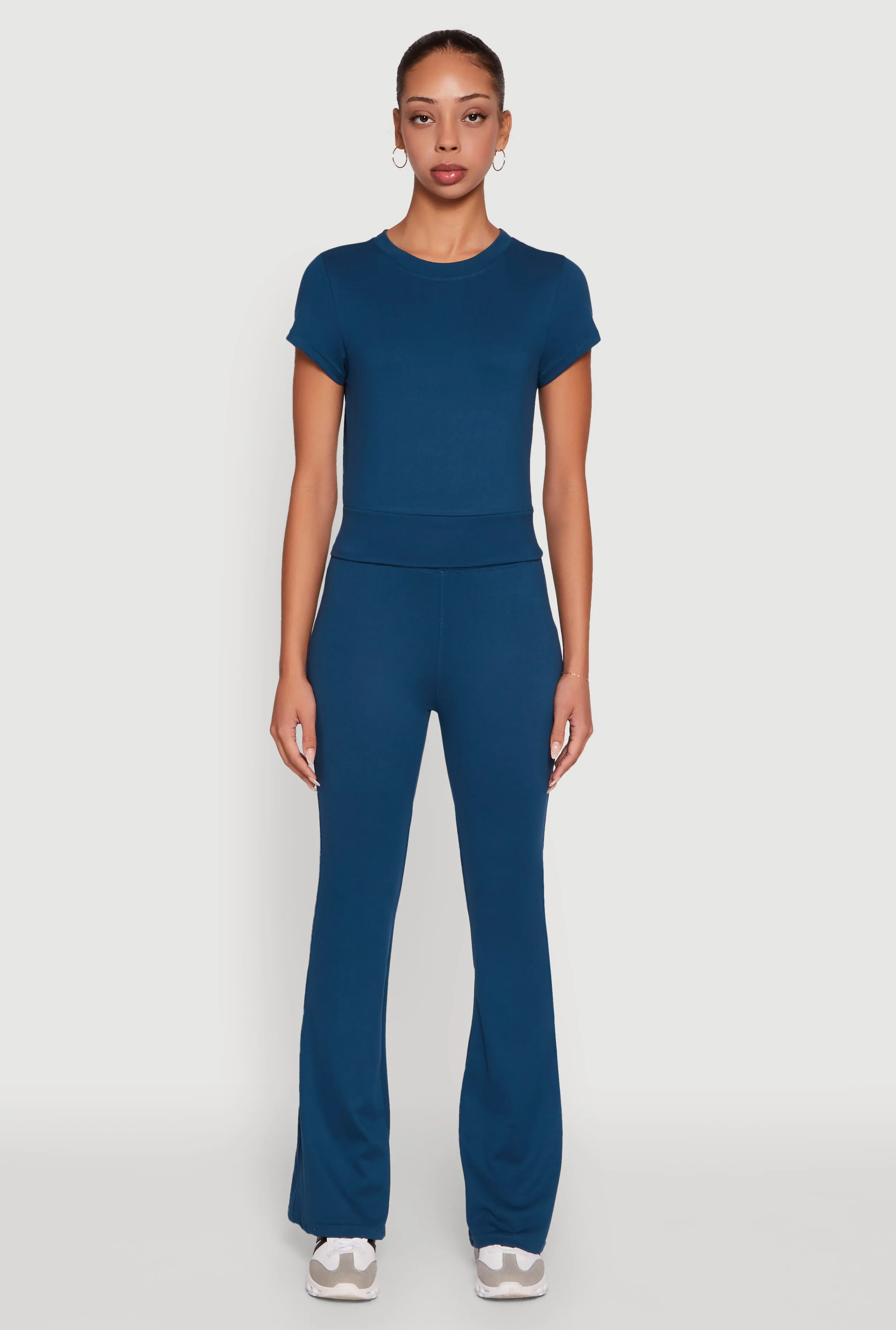 Solid Flare Yoga Pants sold by Rainbow product image thumbnail 2