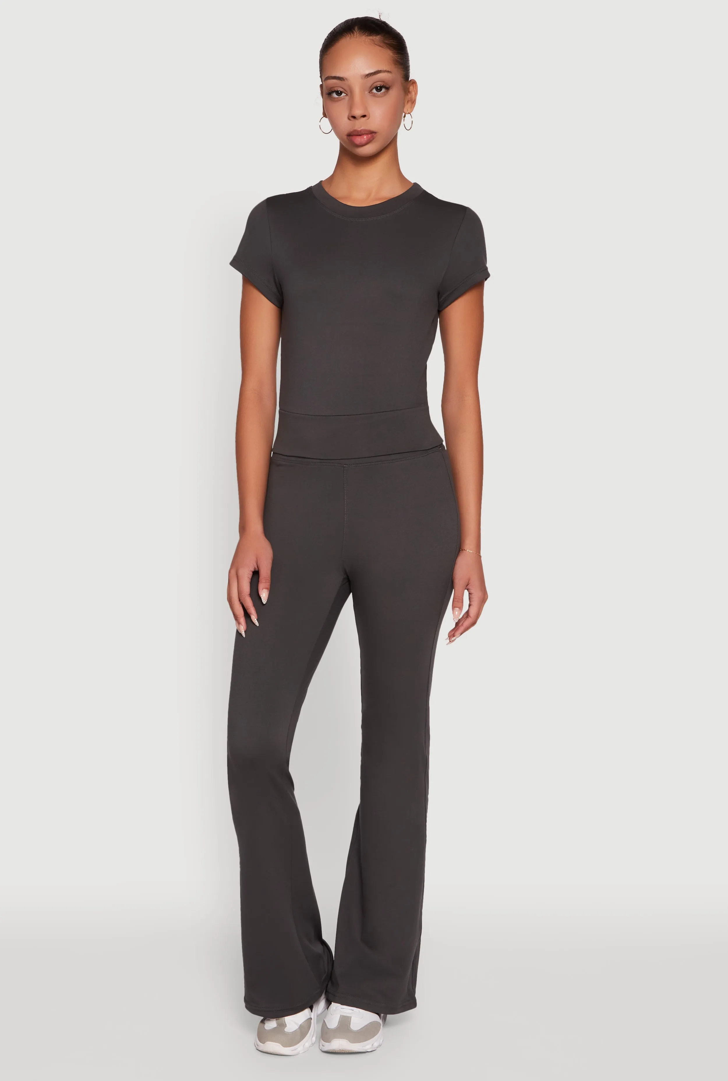 Solid Flare Yoga Pants sold by Rainbow product image thumbnail 3