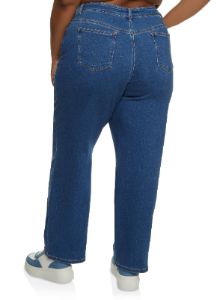 Plus Size WAX Straight Wide Leg Jeans sold by Rainbow