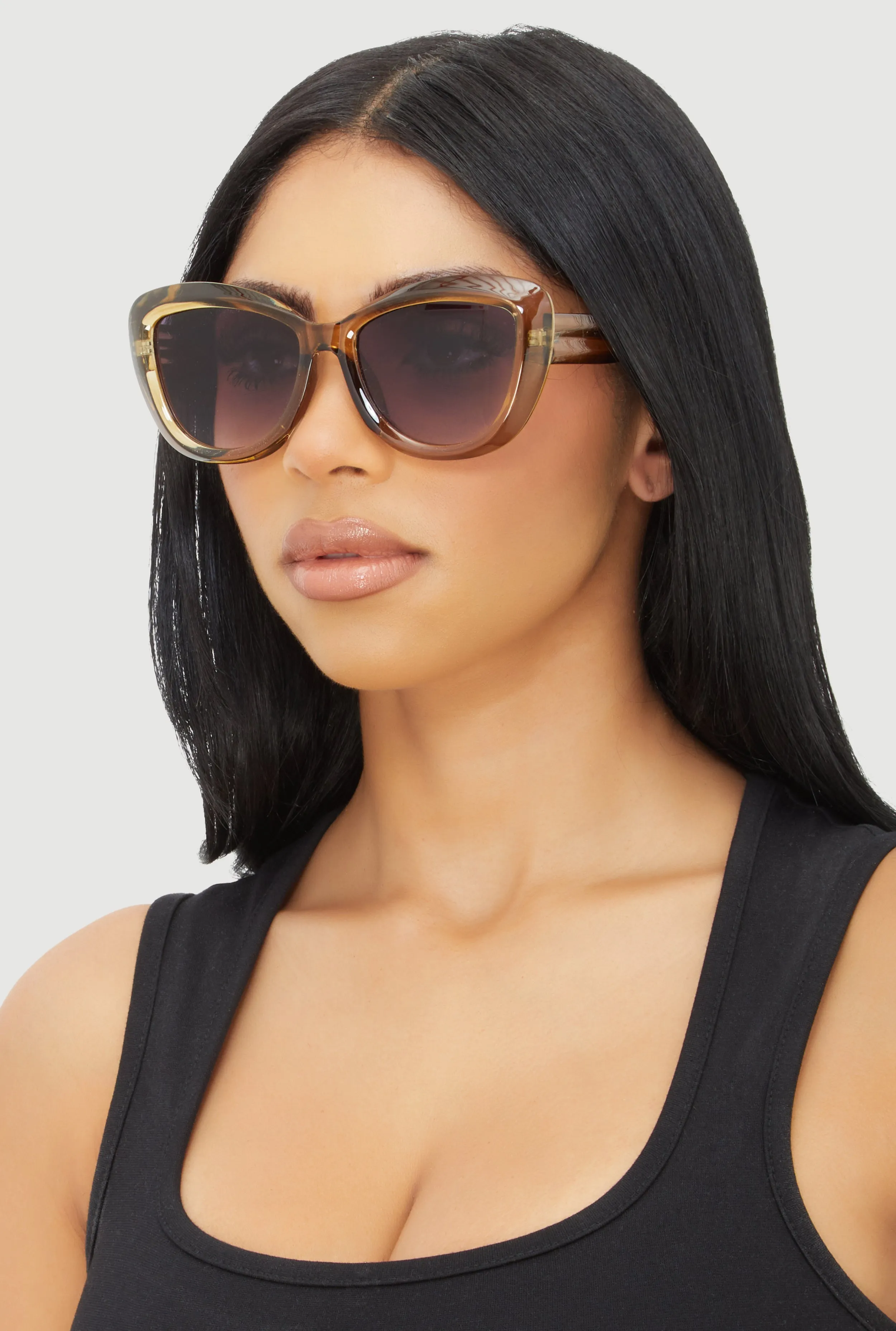 Ombre Lens Cat Eye Sunglasses sold by Rainbow product image thumbnail 2