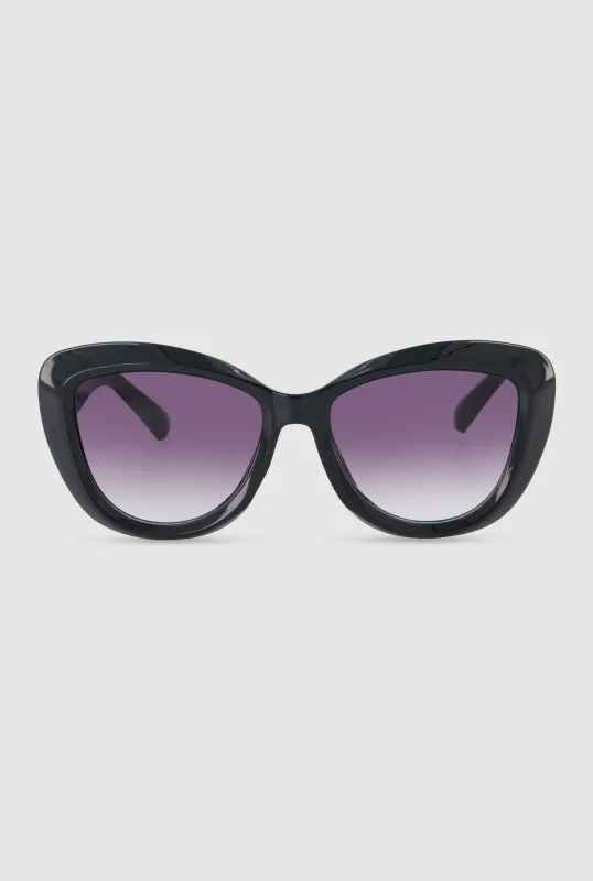 Ombre Lens Cat Eye Sunglasses sold by Rainbow
