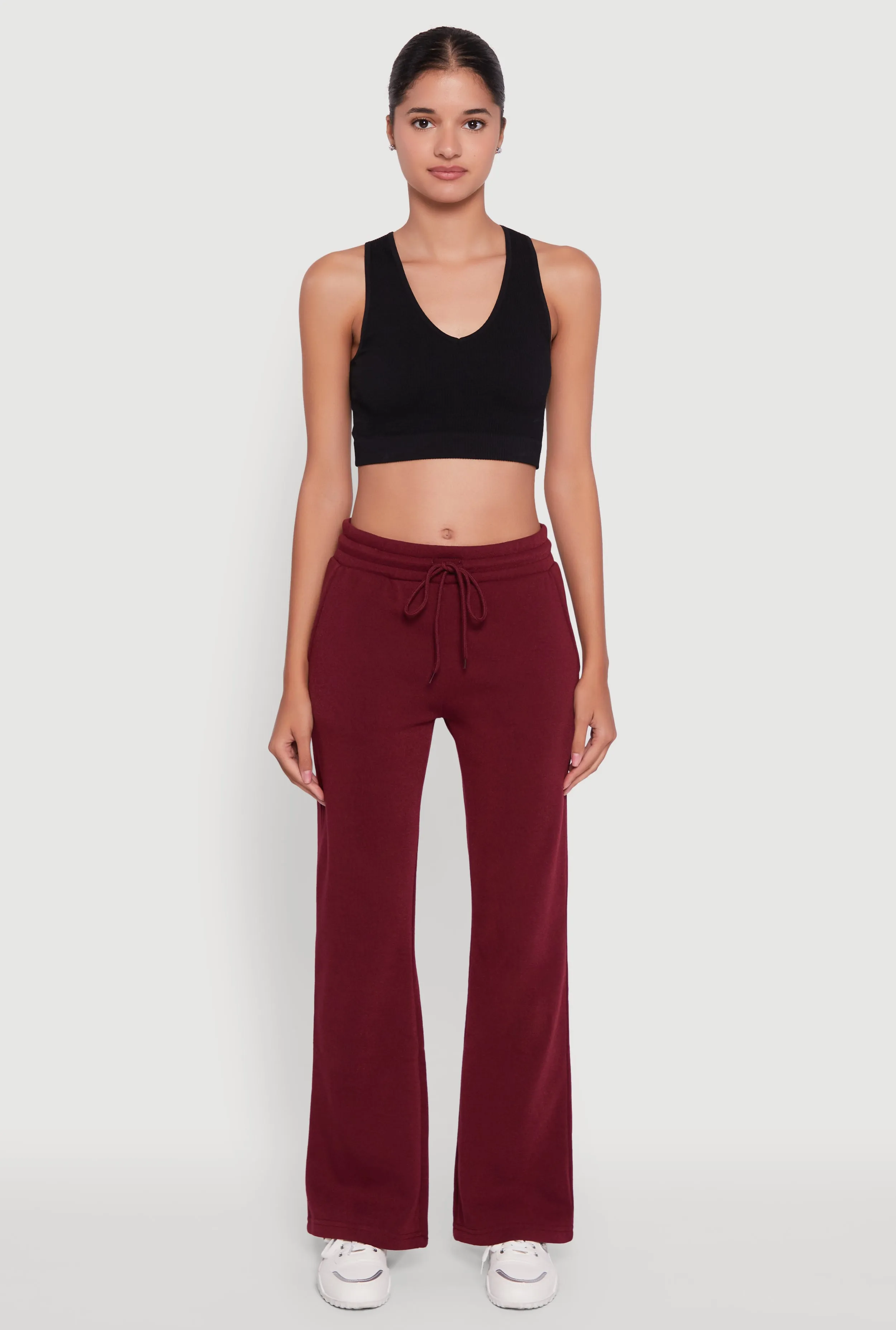 Drawstring Waist Bootcut Sweatpants sold by Rainbow product image thumbnail 2