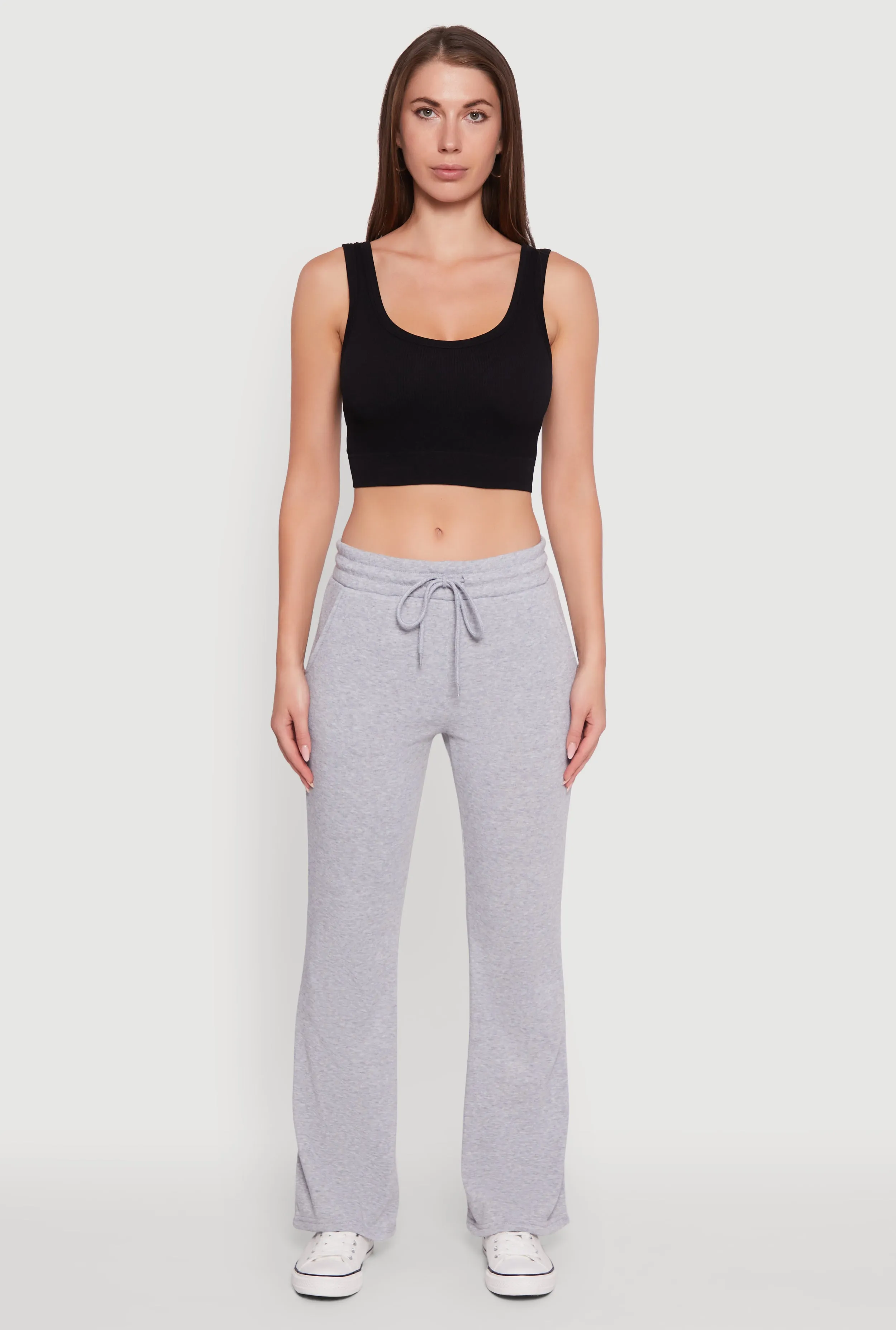 Drawstring Waist Bootcut Sweatpants sold by Rainbow product image thumbnail 2