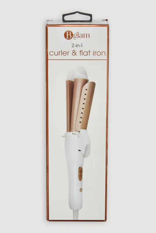 Curler and Flat Iron 2 In 1 sold by Rainbow