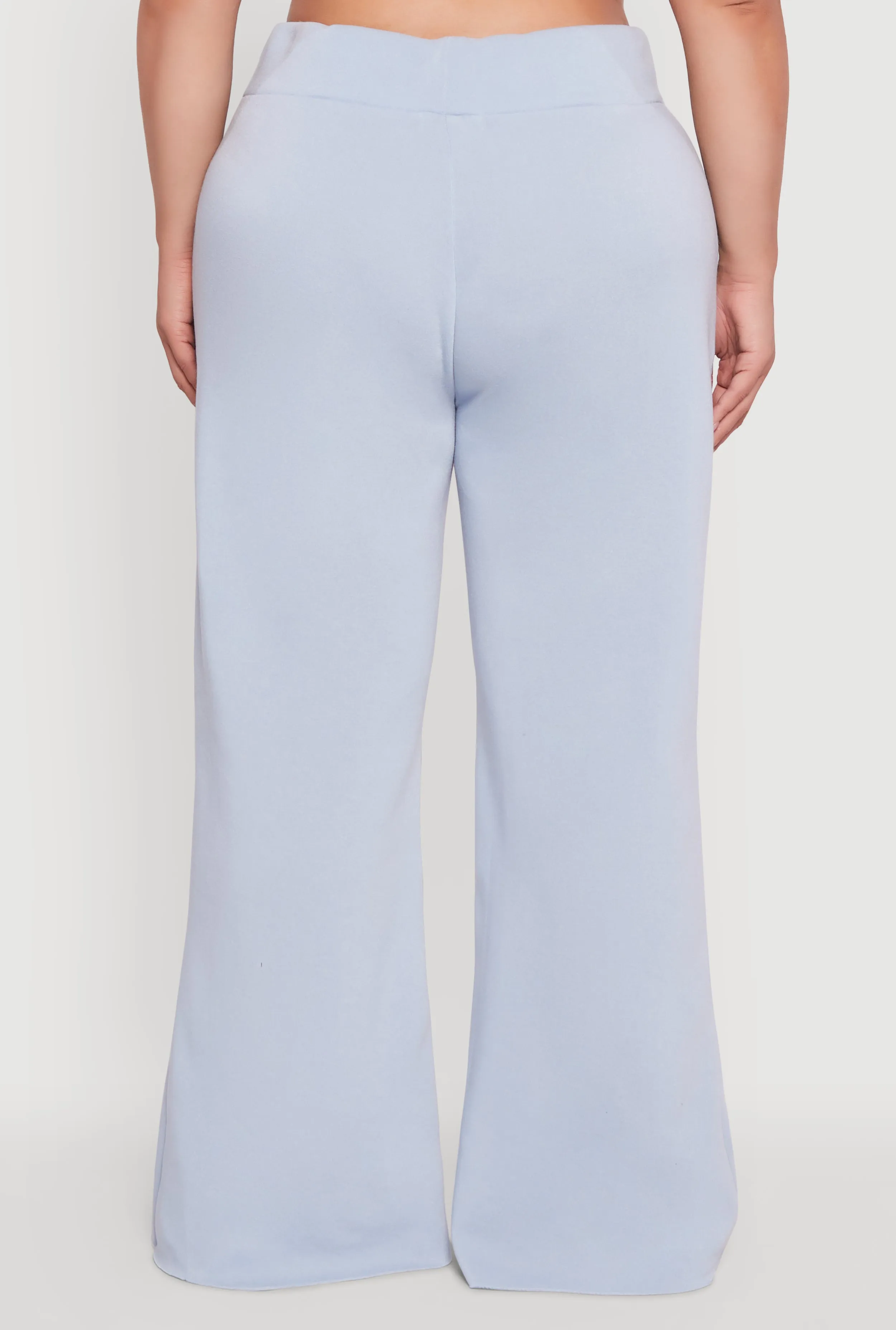 Plus Size High Waisted Raw Hem Sweatpants sold by Rainbow product image thumbnail 5