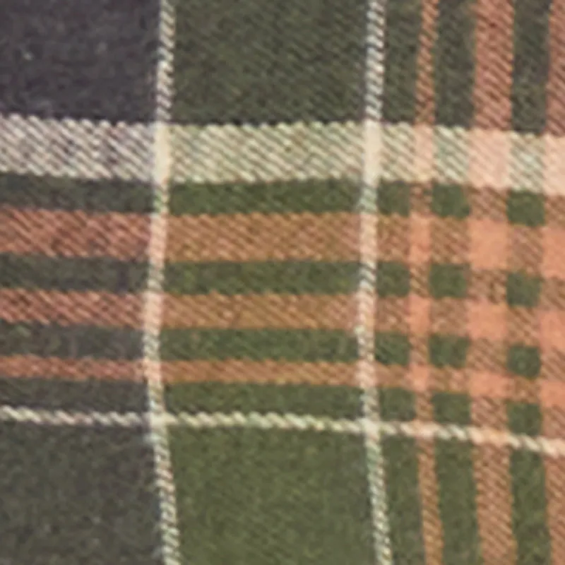 Plaid Flannel Cropped Long Sleeve Shirt sold by Rainbow product image thumbnail 4