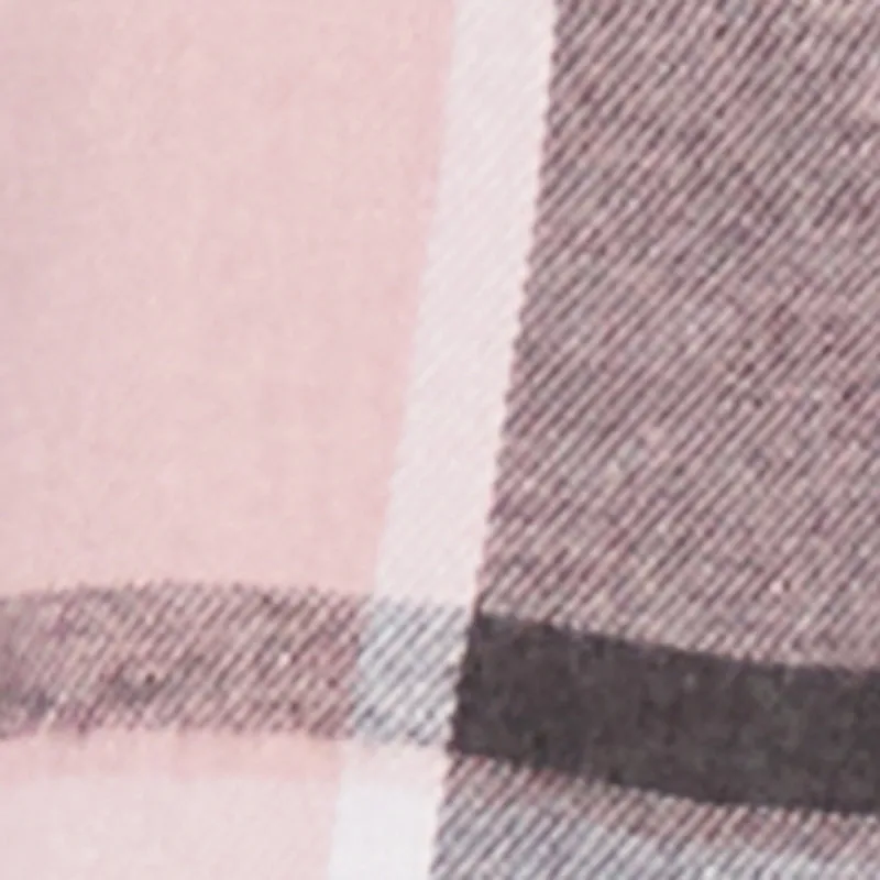 Plaid Flannel Cropped Long Sleeve Shirt sold by Rainbow product image thumbnail 4