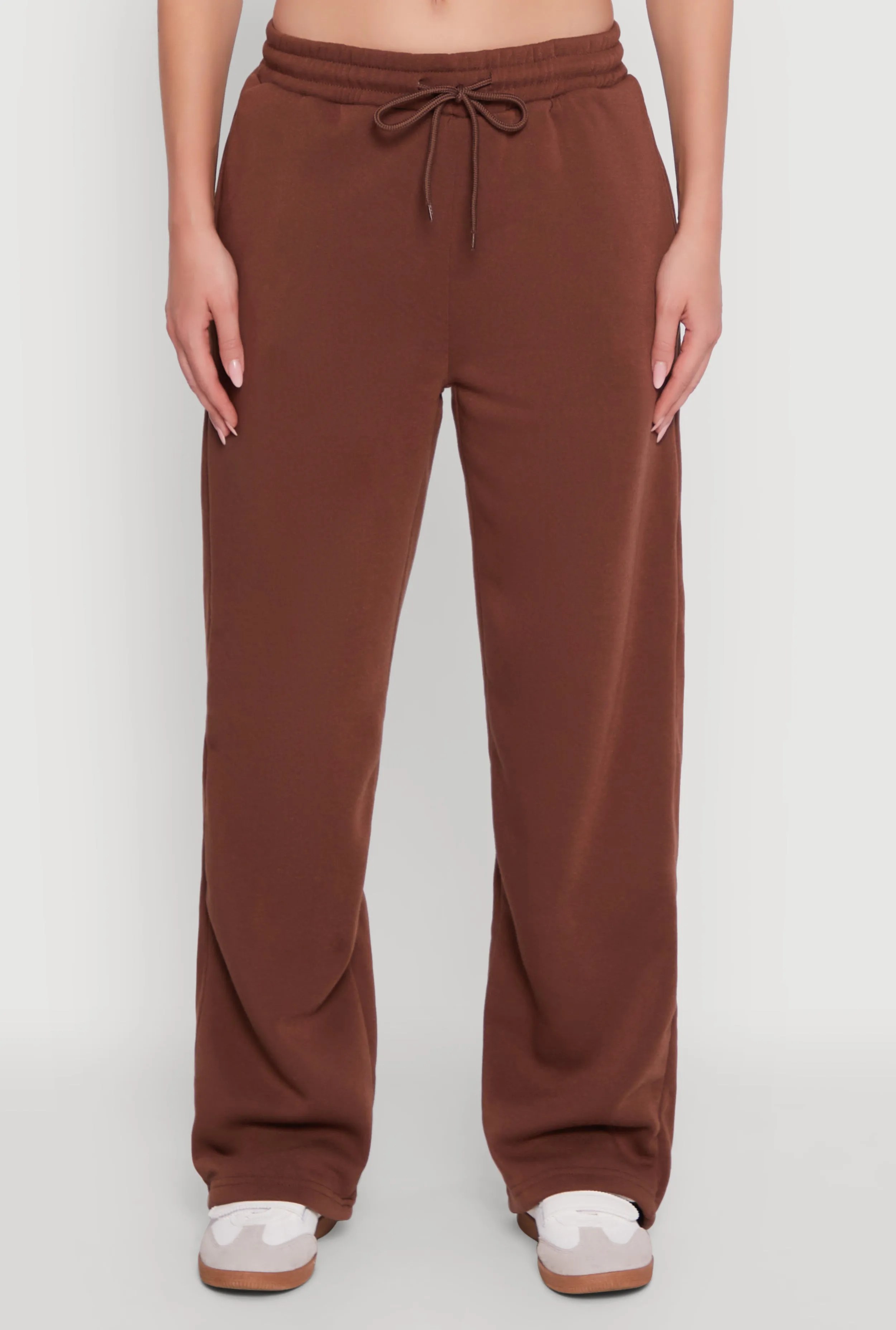 Fleece Lined Drawstring Waist Wide Leg Pants sold by Rainbow product image thumbnail 3