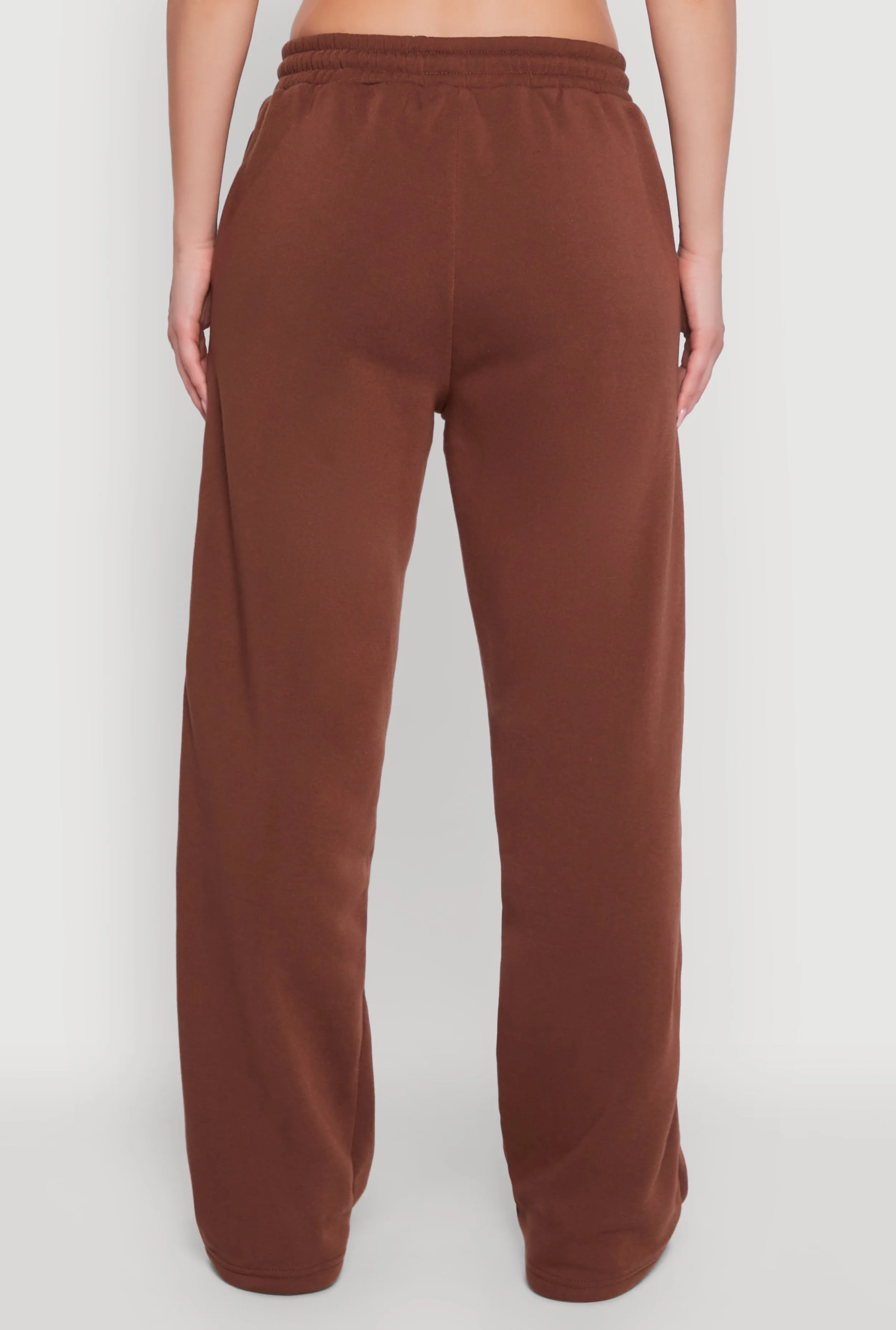 Fleece Lined Drawstring Waist Wide Leg Pants sold by Rainbow product image thumbnail 5