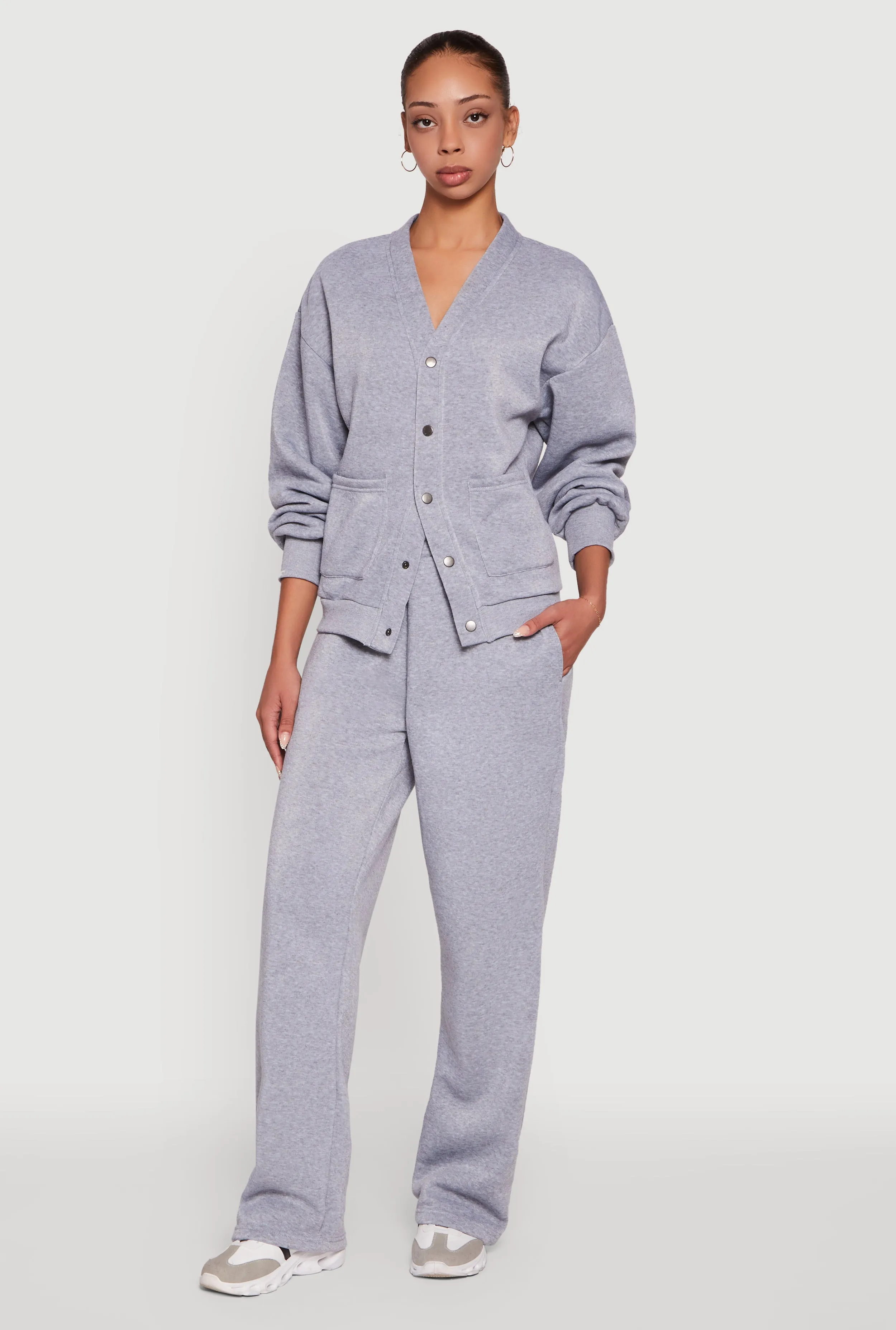 Fleece Lined Drawstring Waist Wide Leg Pants sold by Rainbow