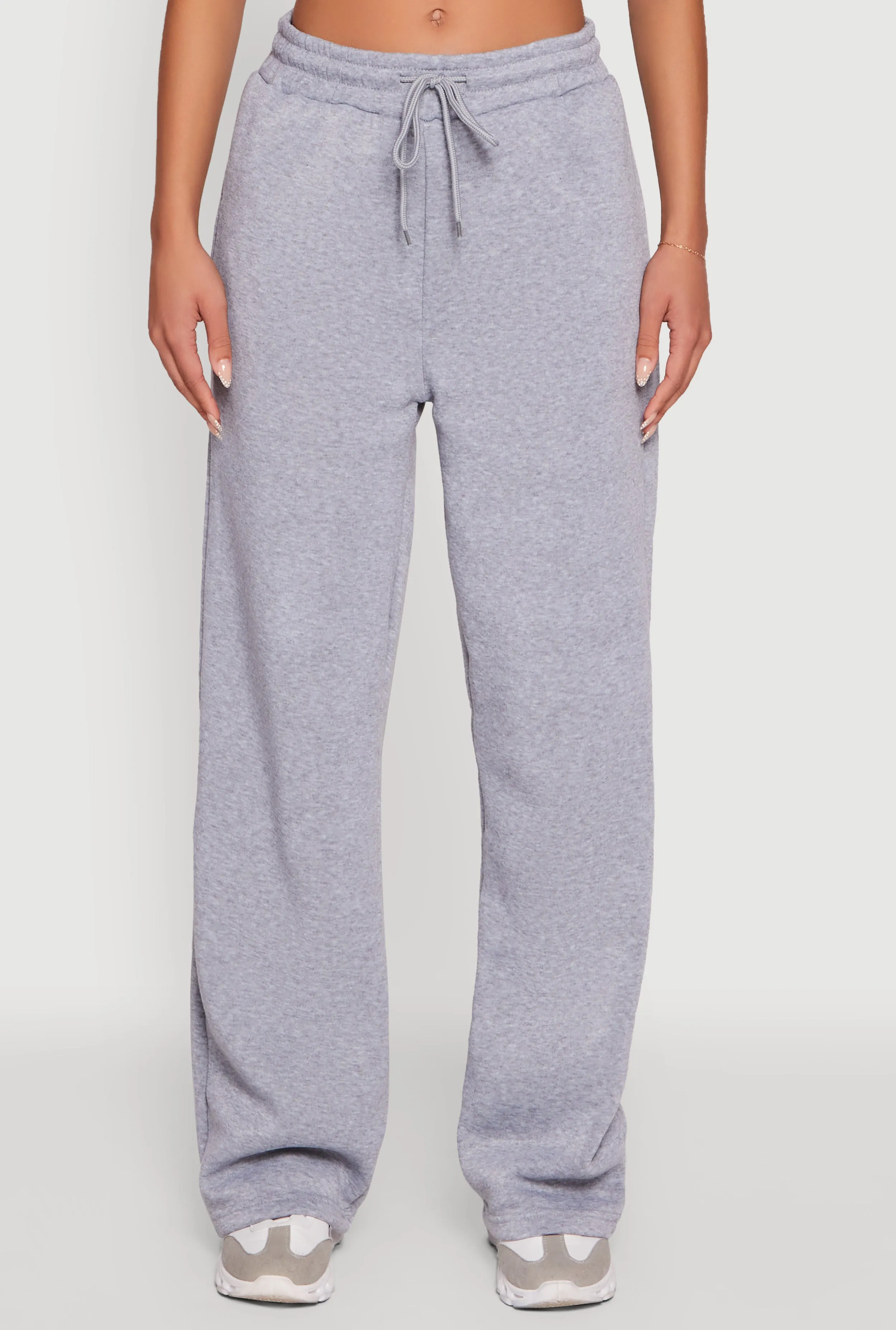 Fleece Lined Drawstring Waist Wide Leg Pants sold by Rainbow product image thumbnail 3