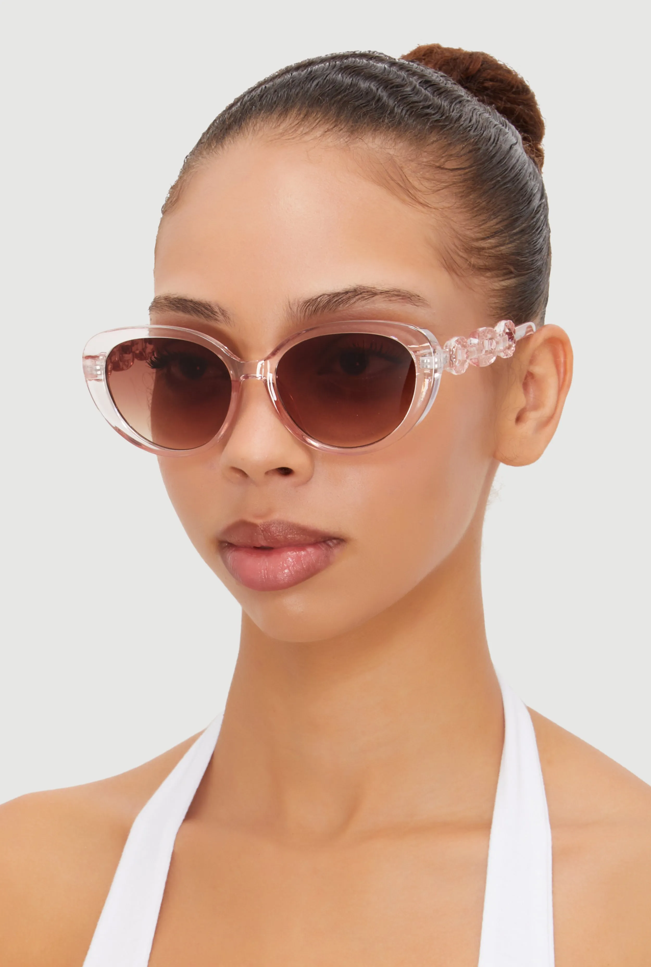 Chain Detail Cat Eye Sunglasses sold by Rainbow product image thumbnail 2