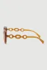 Chain Detail Cat Eye Sunglasses sold by Rainbow