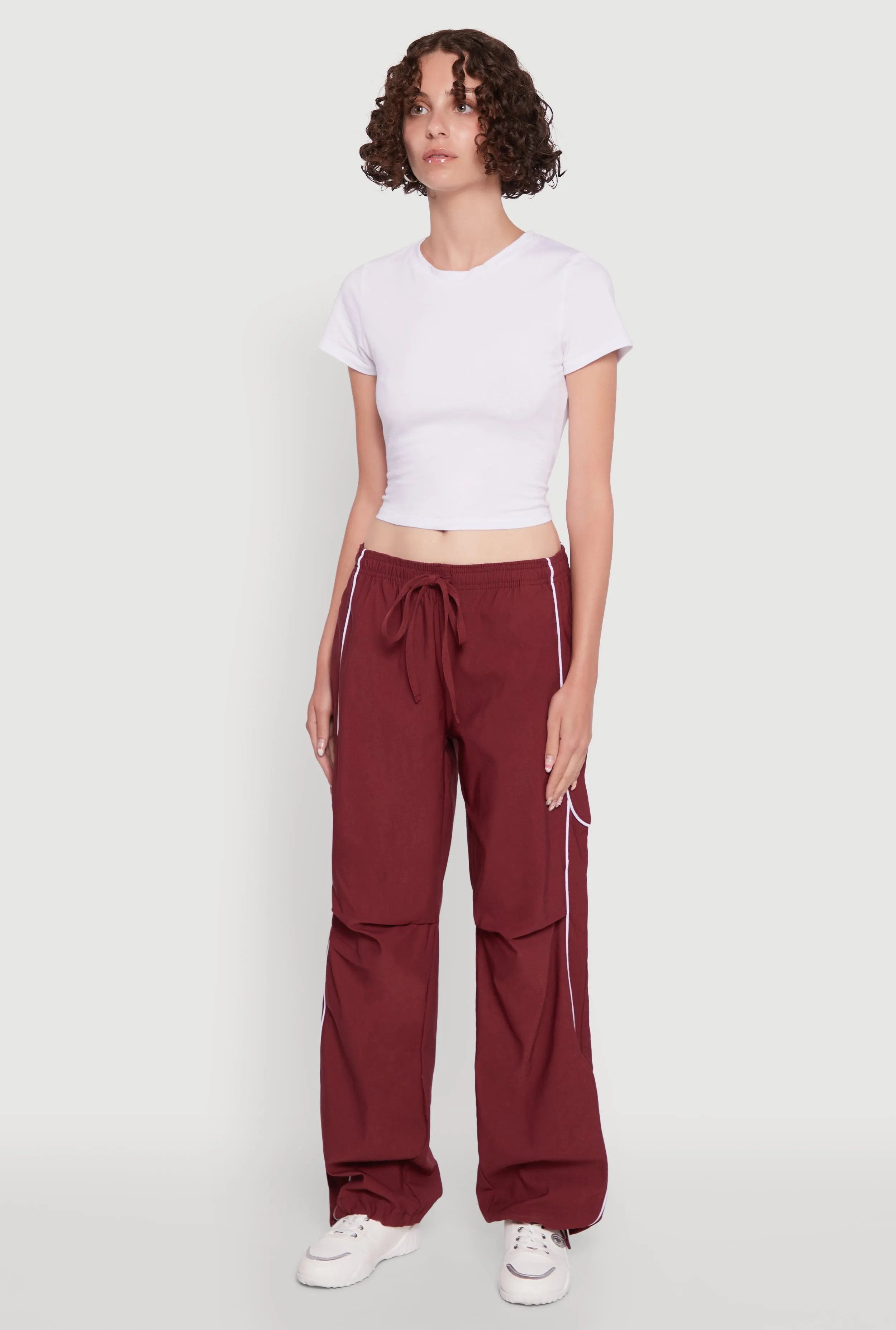 Hyper Stretch Contrast Piping Track Pants sold by Rainbow product image thumbnail 3