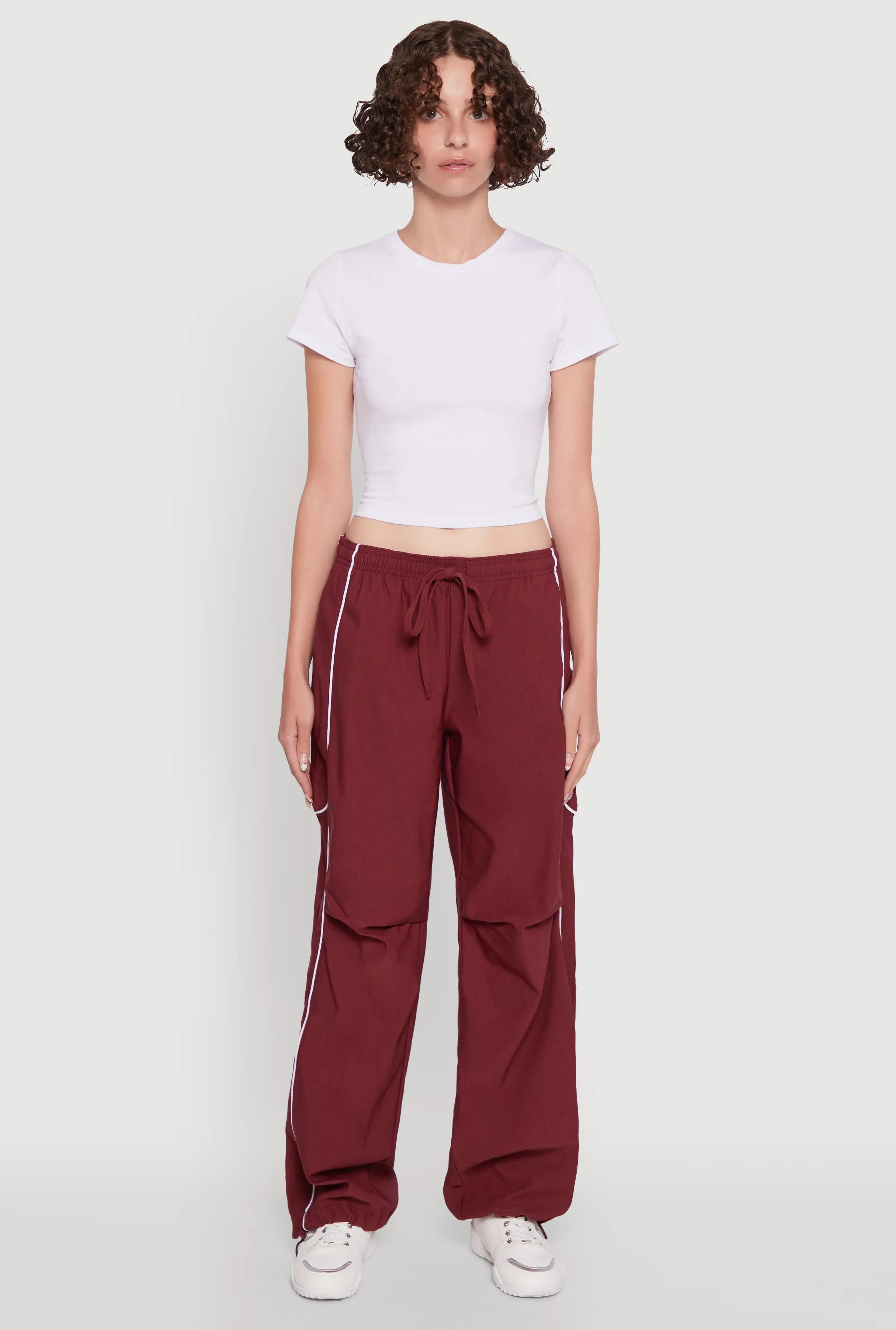 Hyper Stretch Contrast Piping Track Pants sold by Rainbow product image thumbnail 2