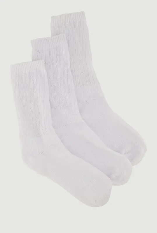 Plus Size Brushed Knit Boot Socks 3 Pack Size 10-13 sold by Rainbow