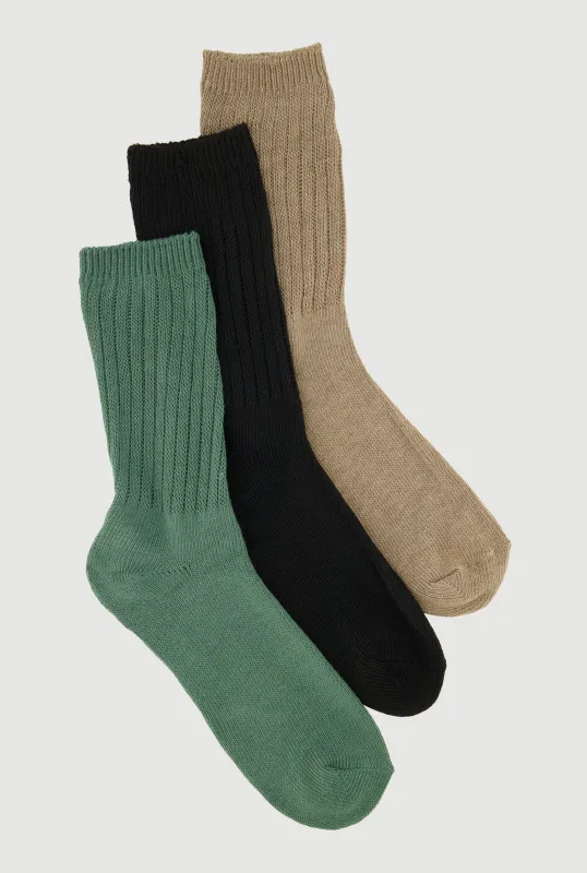 Plus Size Boot Socks 3 Pack sold by Rainbow
