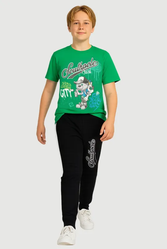 Boys Southpole Crew Graphic Tee and Joggers sold by Rainbow
