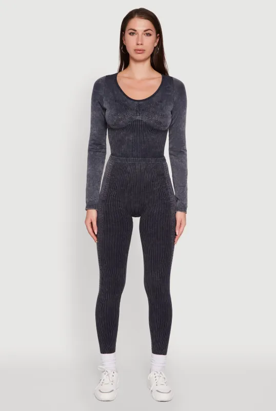 Seamless Laser Cut Corset Detail Crop Top sold by Rainbow