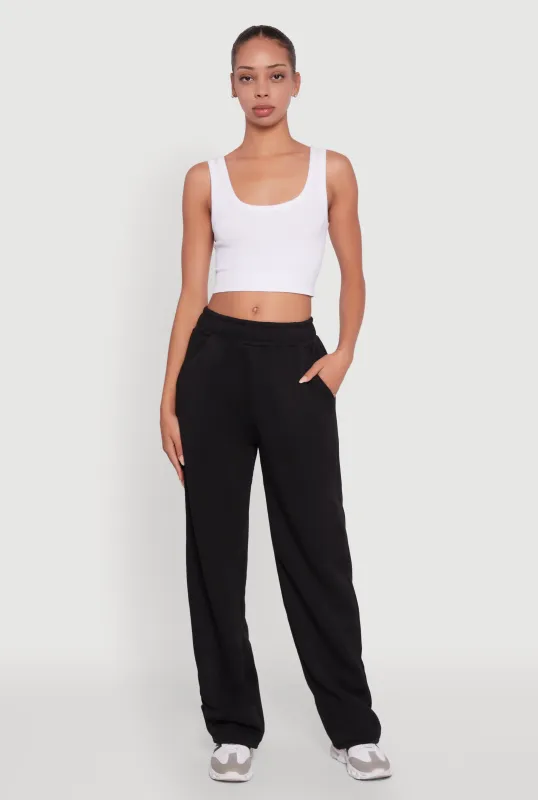 Pull On Straight Leg Sweatpants sold by Rainbow