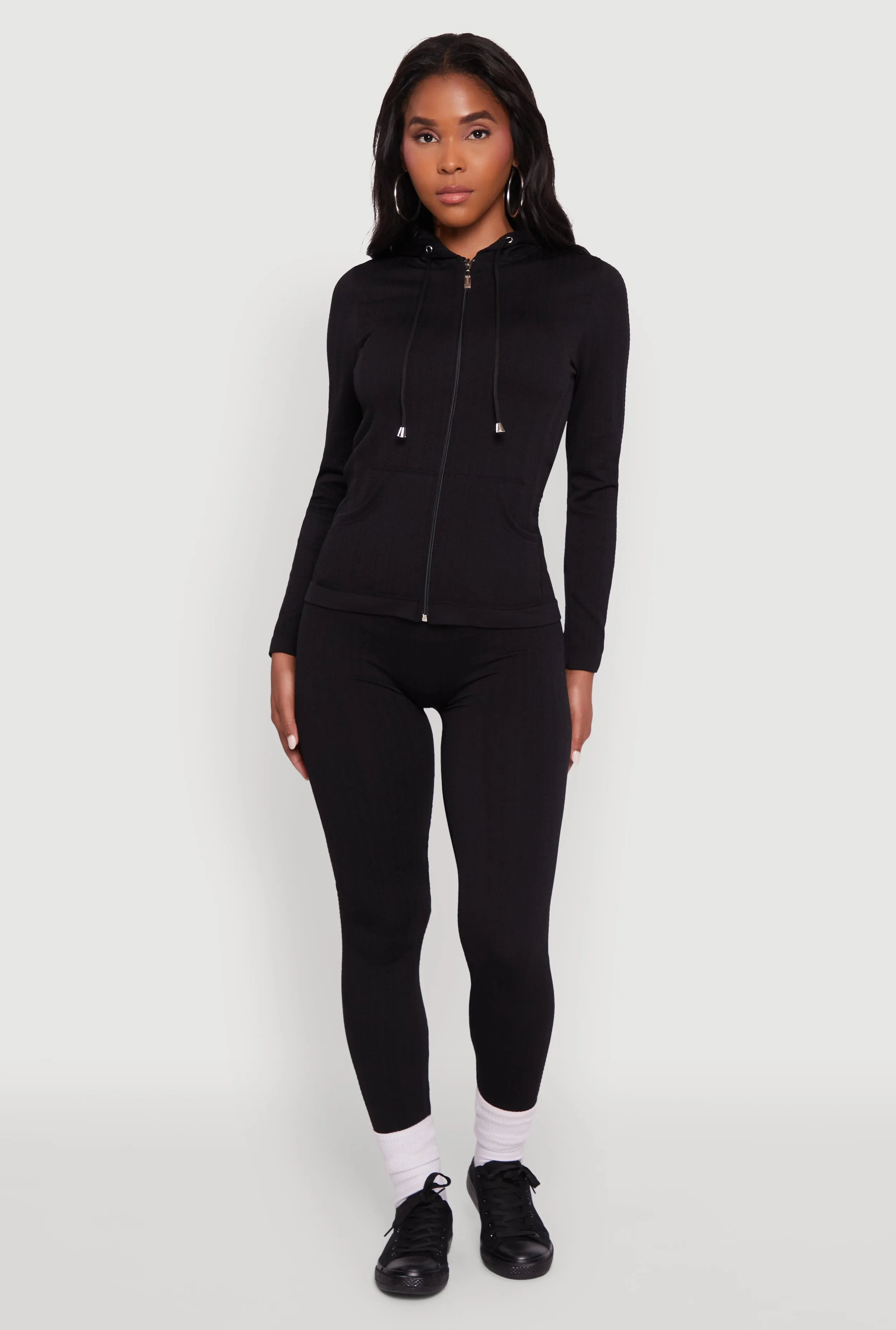 Seamless Textured Knit High Waisted Leggings sold by Rainbow