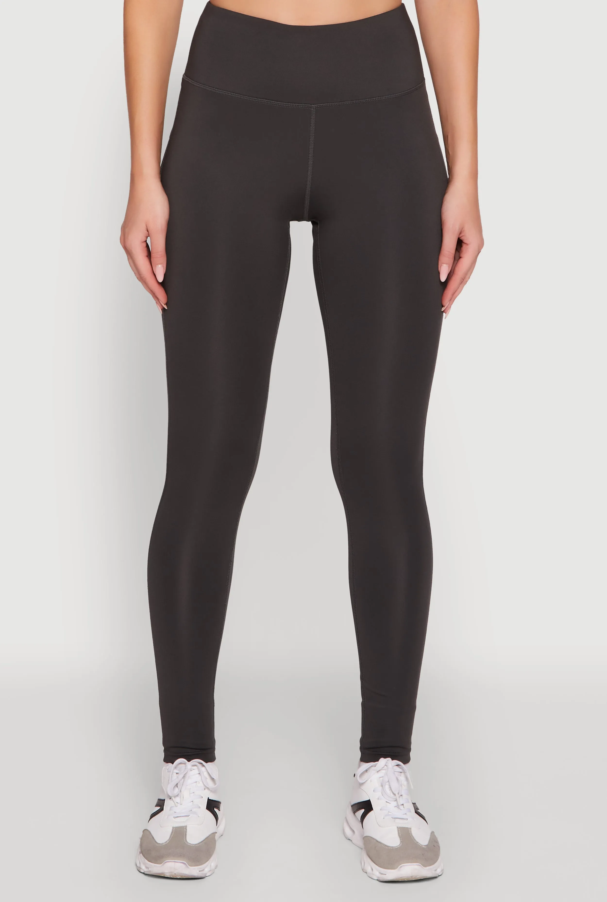 Solid High Waisted Yoga Pants sold by Rainbow product image thumbnail 3