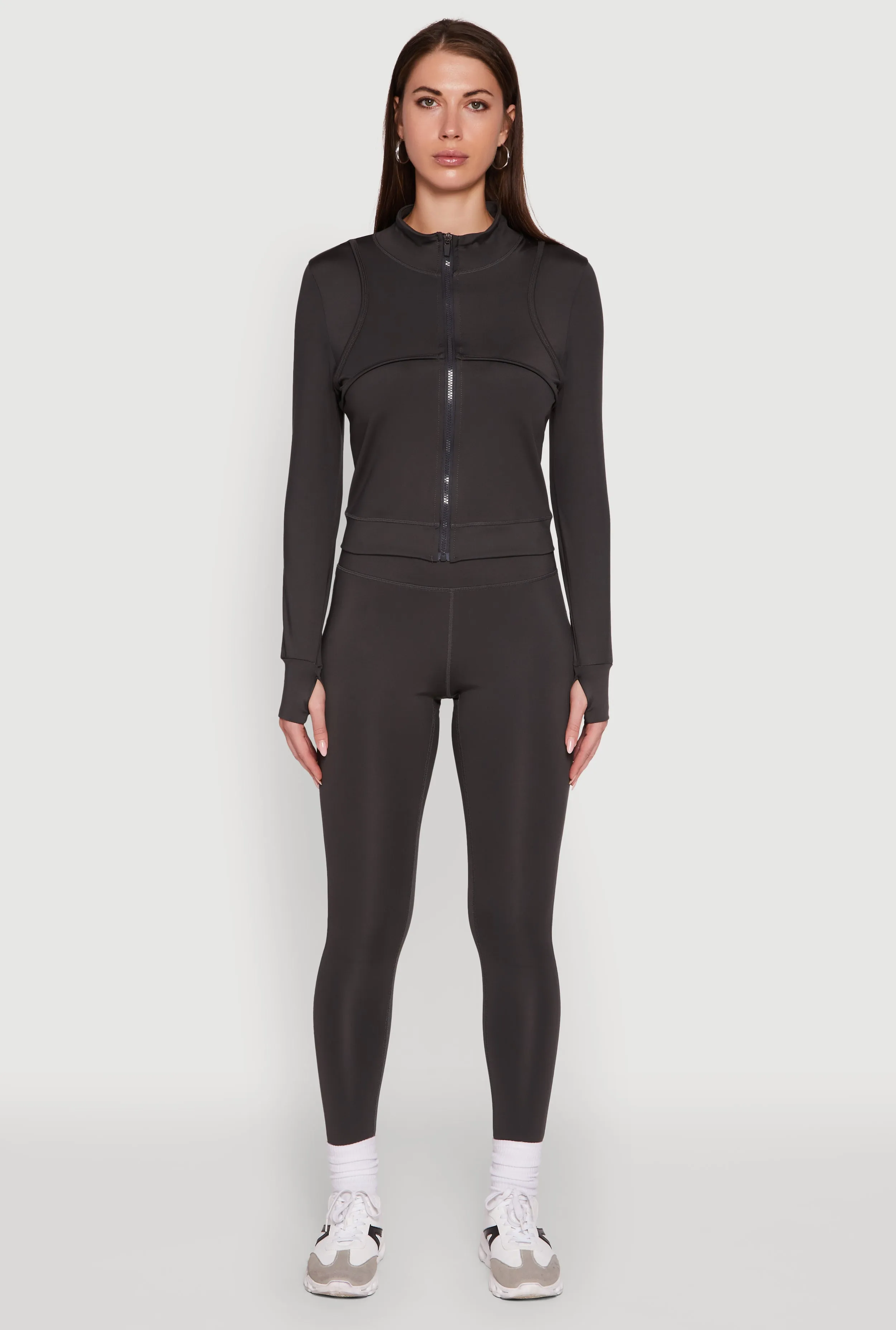 Solid High Waisted Yoga Pants sold by Rainbow product image thumbnail 2