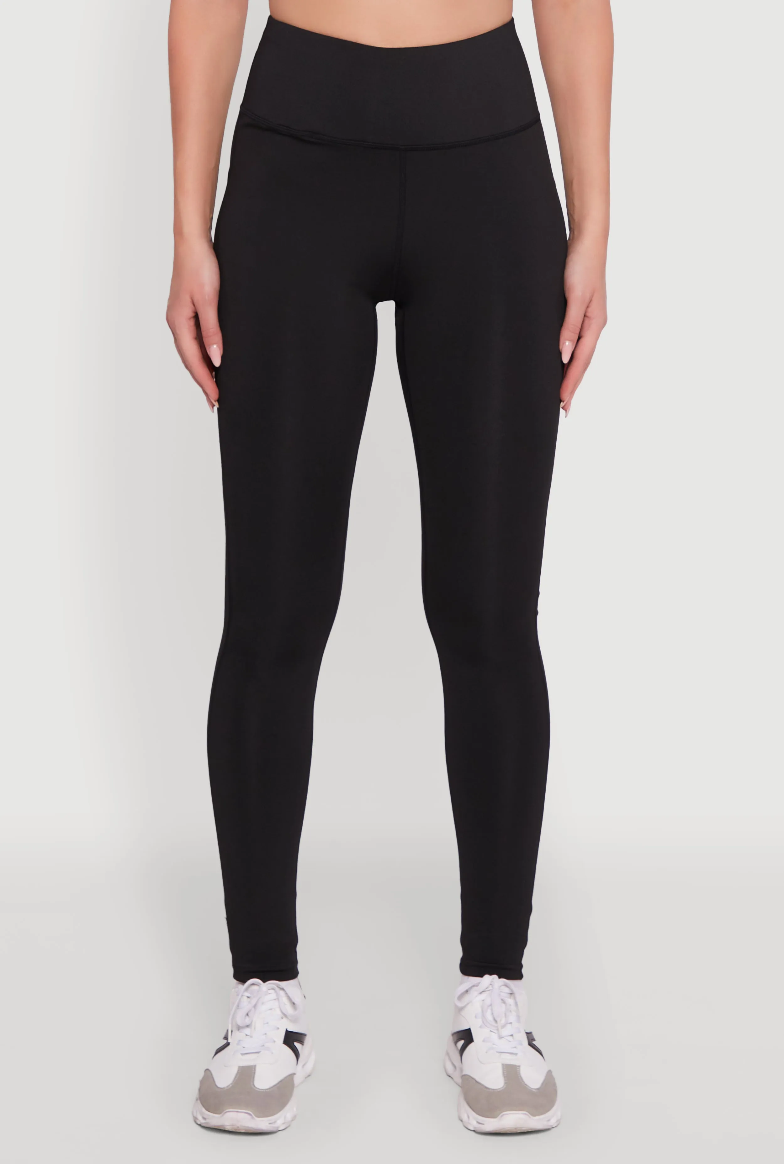 Solid High Waisted Yoga Pants sold by Rainbow product image thumbnail 3