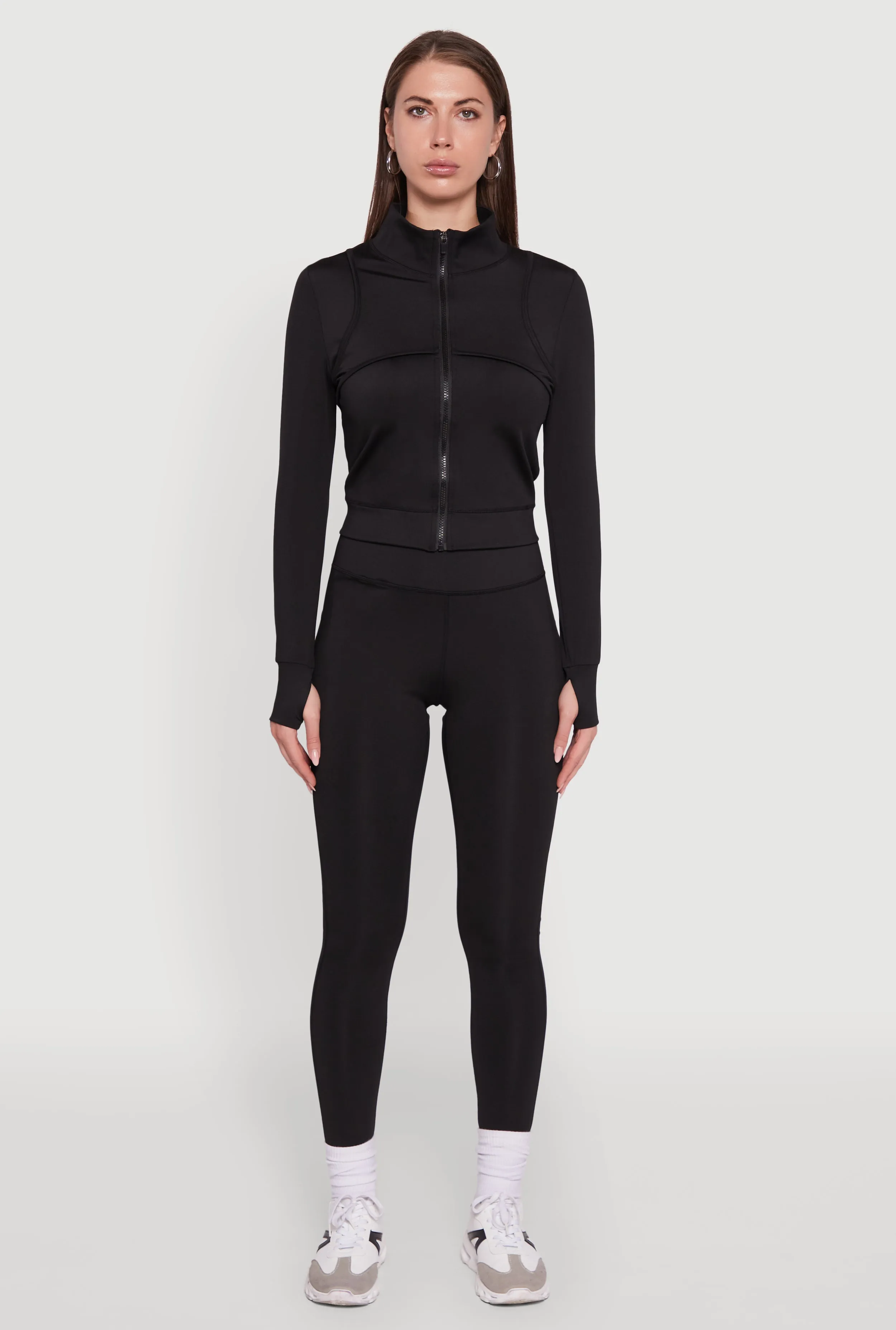 Solid High Waisted Yoga Pants sold by Rainbow product image thumbnail 2