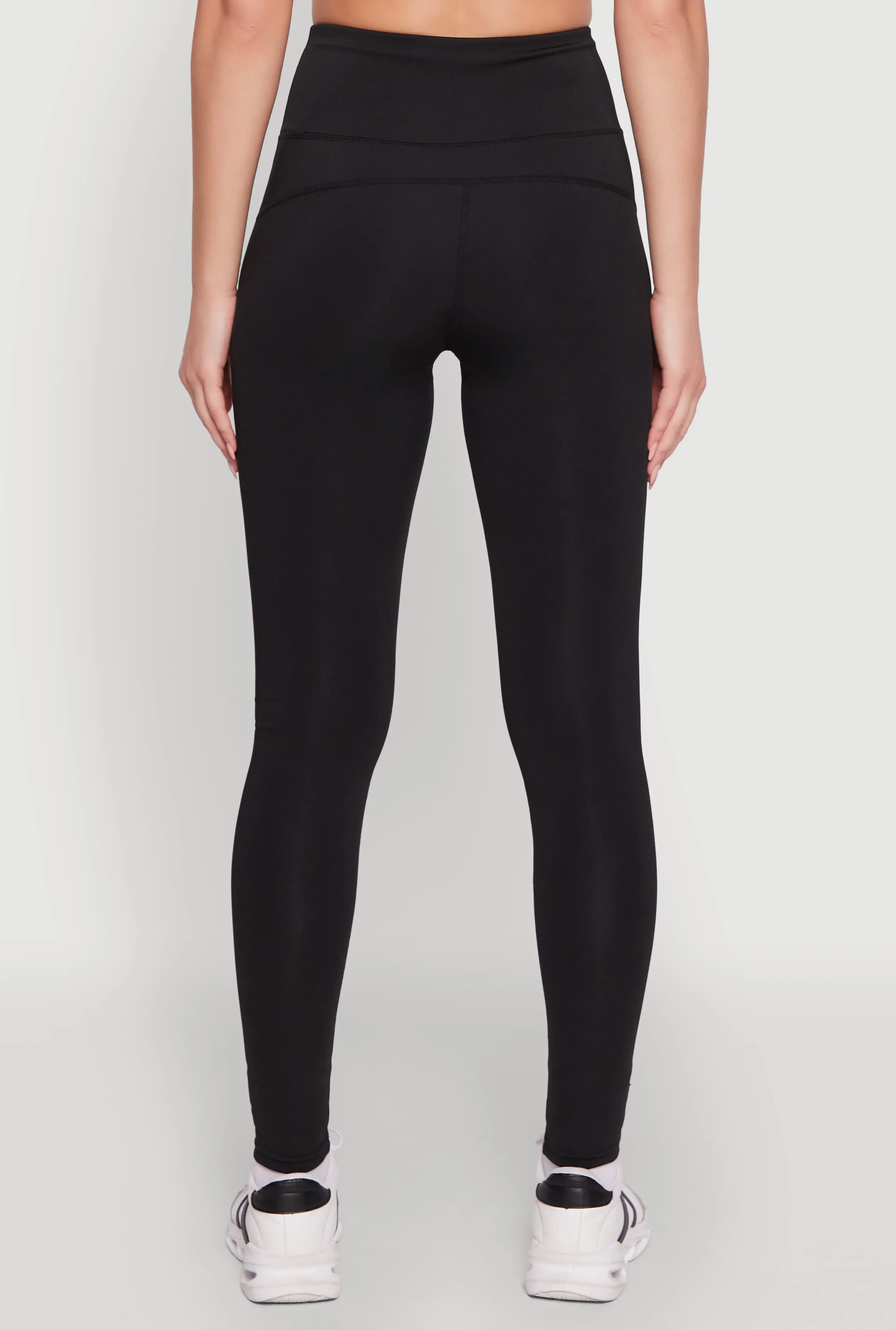 Solid High Waisted Yoga Pants sold by Rainbow product image thumbnail 5