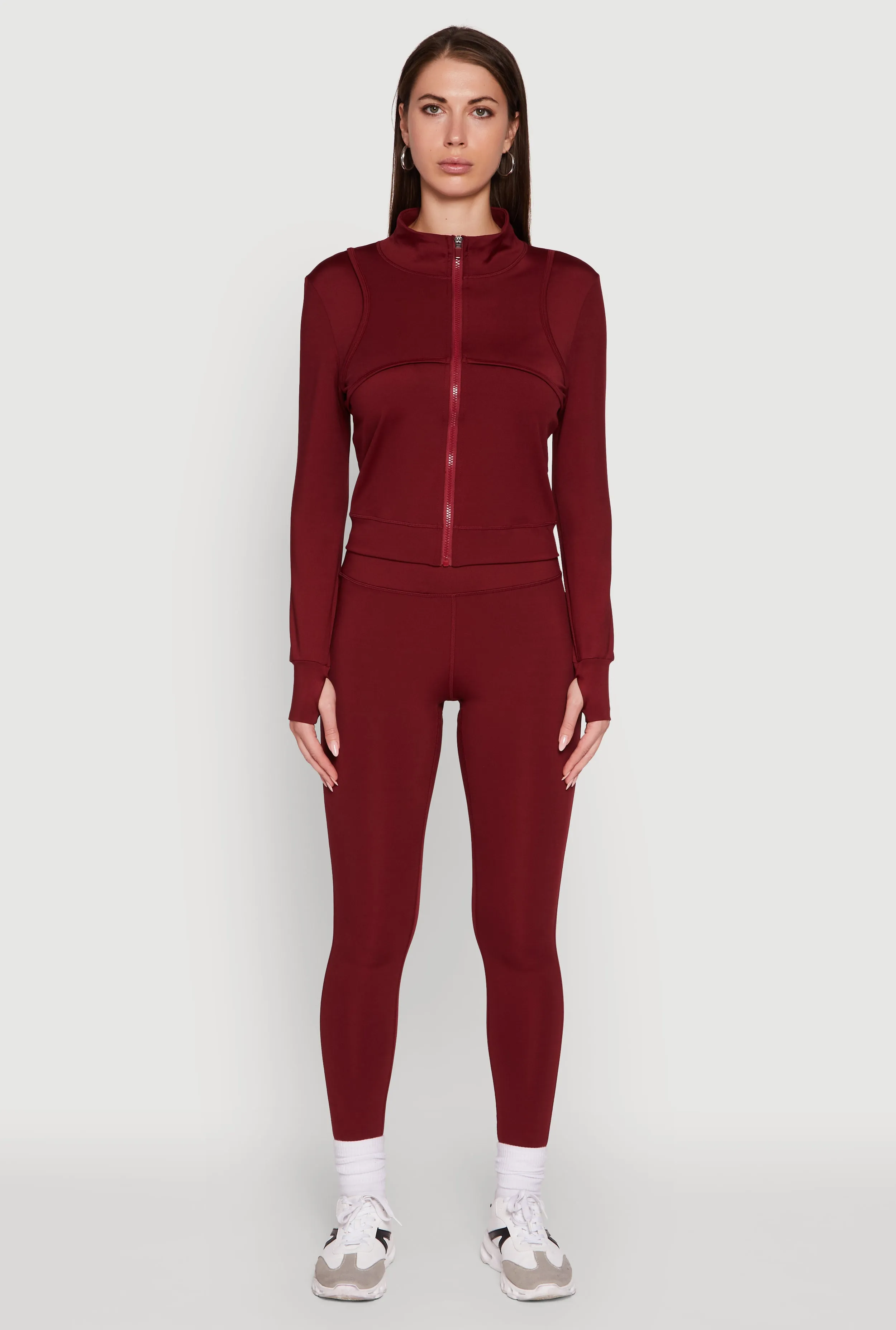 Solid High Waisted Yoga Pants sold by Rainbow product image thumbnail 2