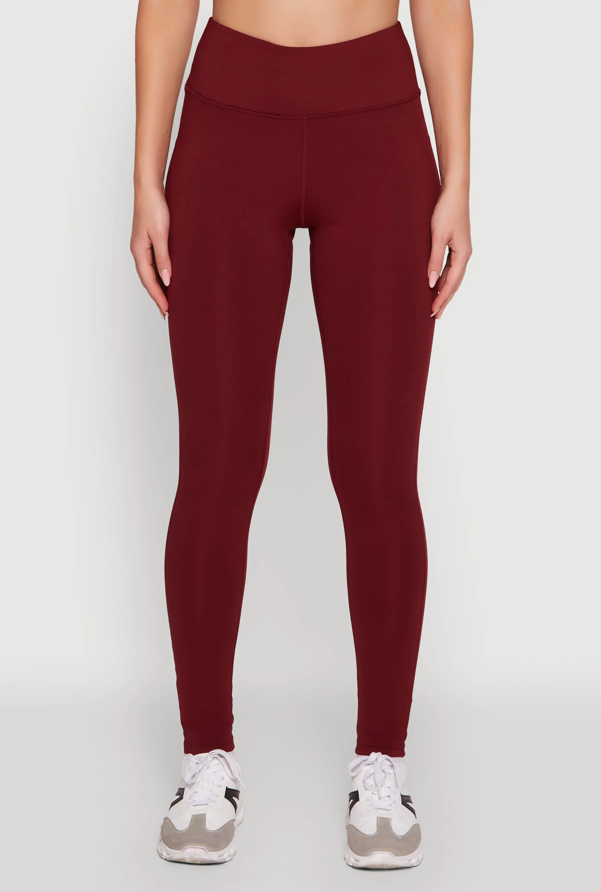 Solid High Waisted Yoga Pants sold by Rainbow product image thumbnail 3