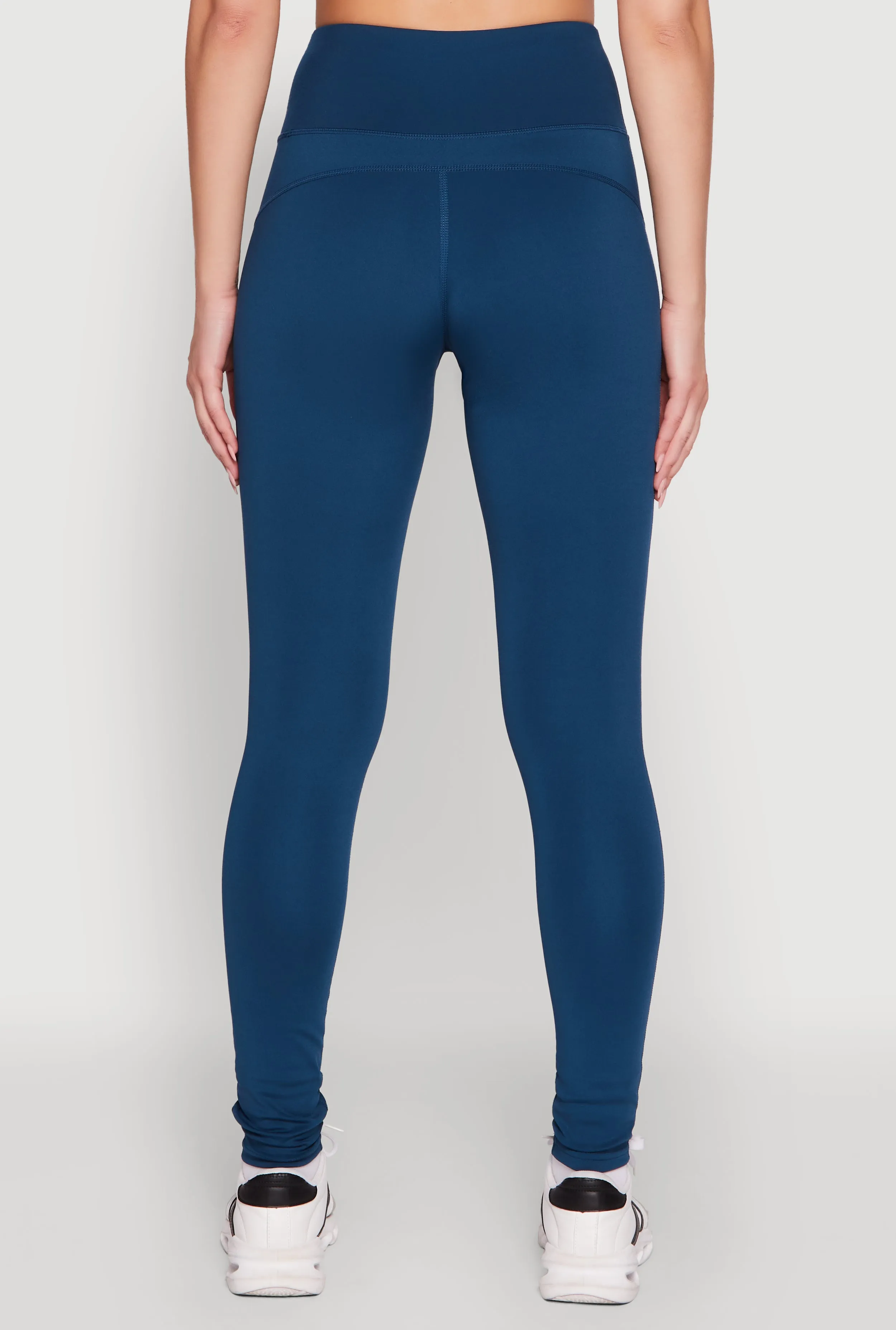 Solid High Waisted Yoga Pants sold by Rainbow product image thumbnail 5