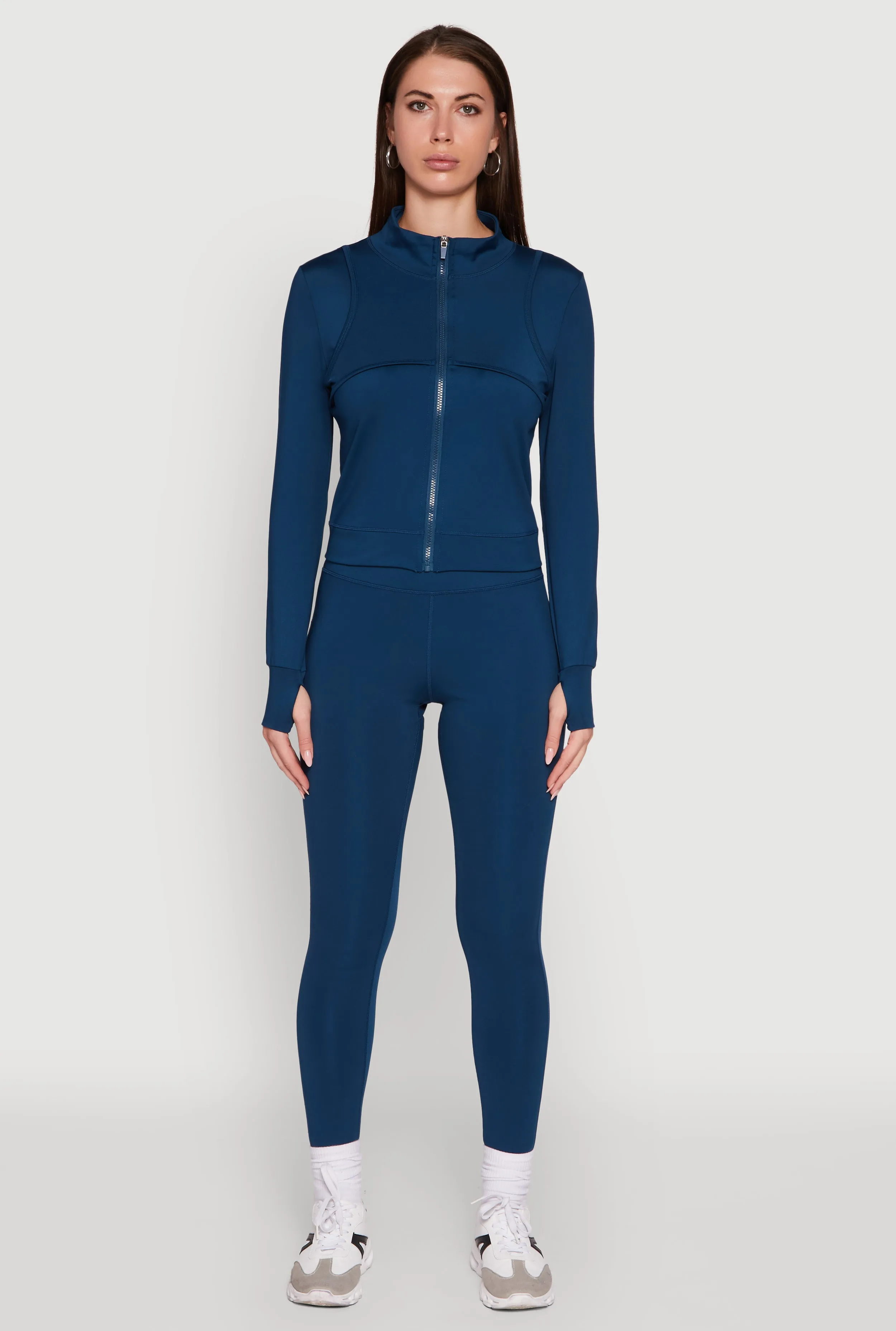 Solid High Waisted Yoga Pants sold by Rainbow product image thumbnail 2