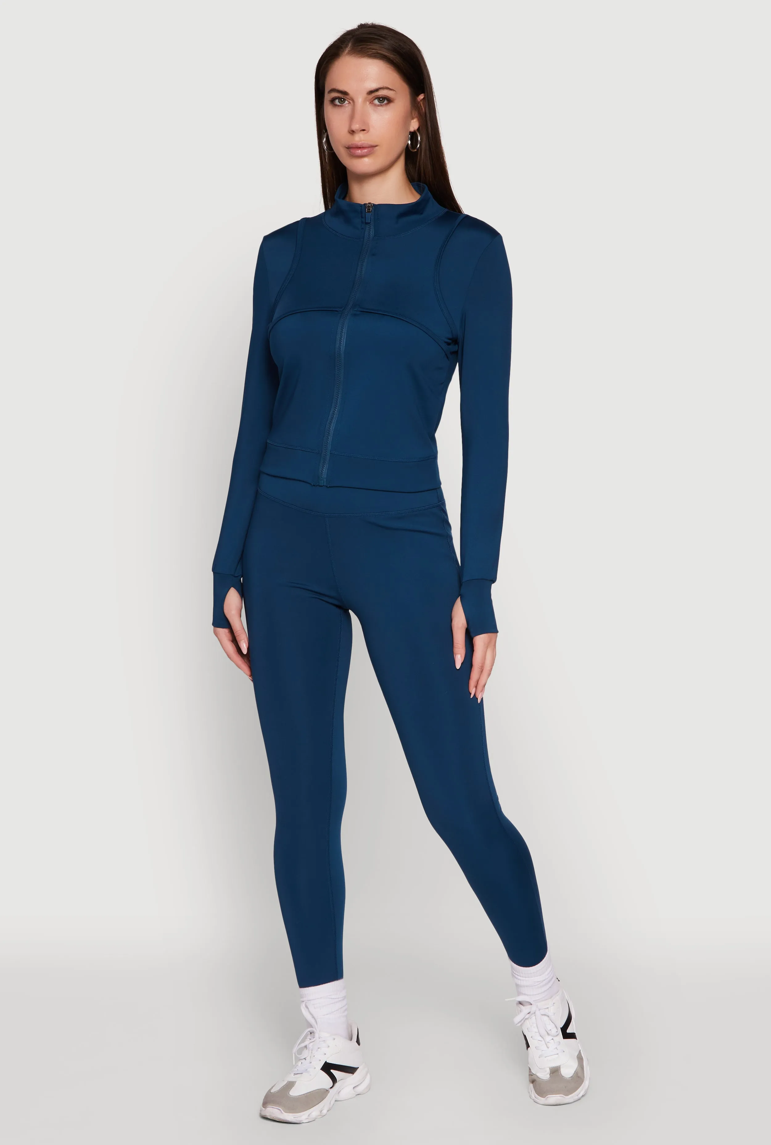 Solid High Waisted Yoga Pants sold by Rainbow product image thumbnail 3