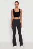 High Waisted Slim Bootcut Yoga Pants sold by Rainbow