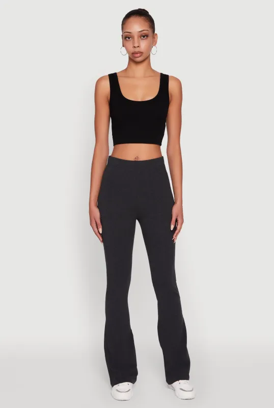 High Waisted Slim Bootcut Yoga Pants sold by Rainbow