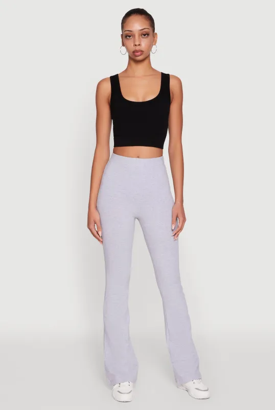 High Waisted Slim Bootcut Yoga Pants sold by Rainbow