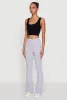 High Waisted Slim Bootcut Yoga Pants sold by Rainbow